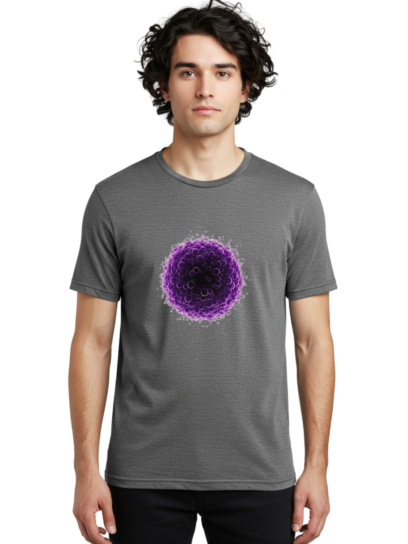 Purple-Cell Men'S Graphic Tee, 100% Cotton, Comfortable Casual Summer Wear, Machine Washable, Vintage Camera, Old Camera, Antique Camera, Black Camera, Classic Photography, Photography Equipment, Nostalgic Device, Film Camera, Camera Art Ban215