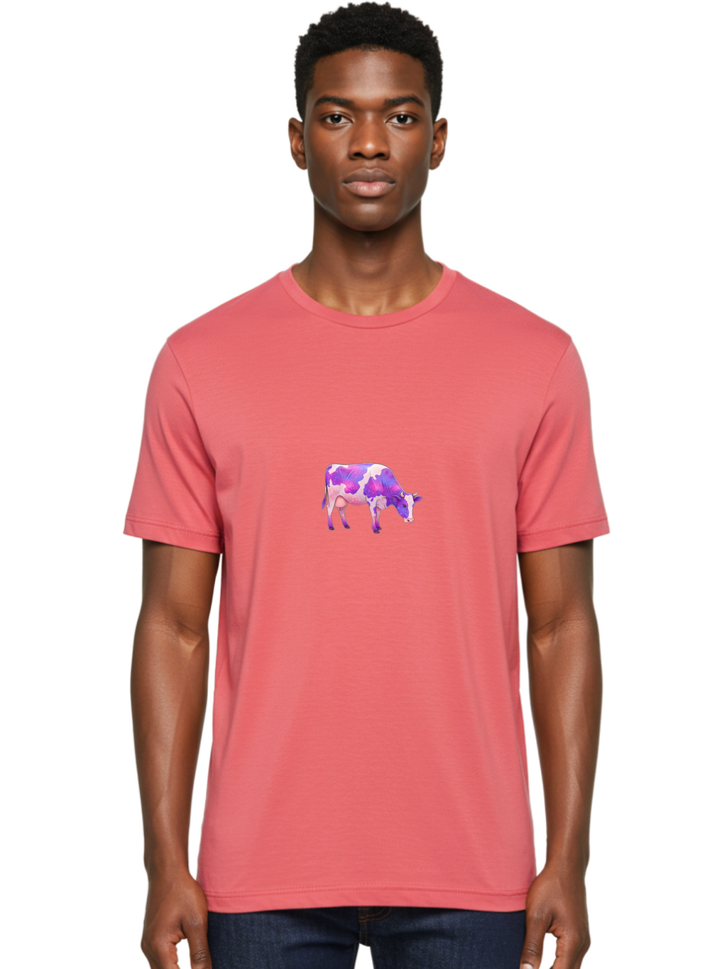 Purple-Cow Men'S Graphic Tee, 100% Cotton, Comfortable Casual Summer Wear, Machine Washable, Vintage Camera, Old Camera, Antique Camera, Black Camera, Classic Photography, Photography Equipment, Nostalgic Device, Film Camera, Camera Art Ban216