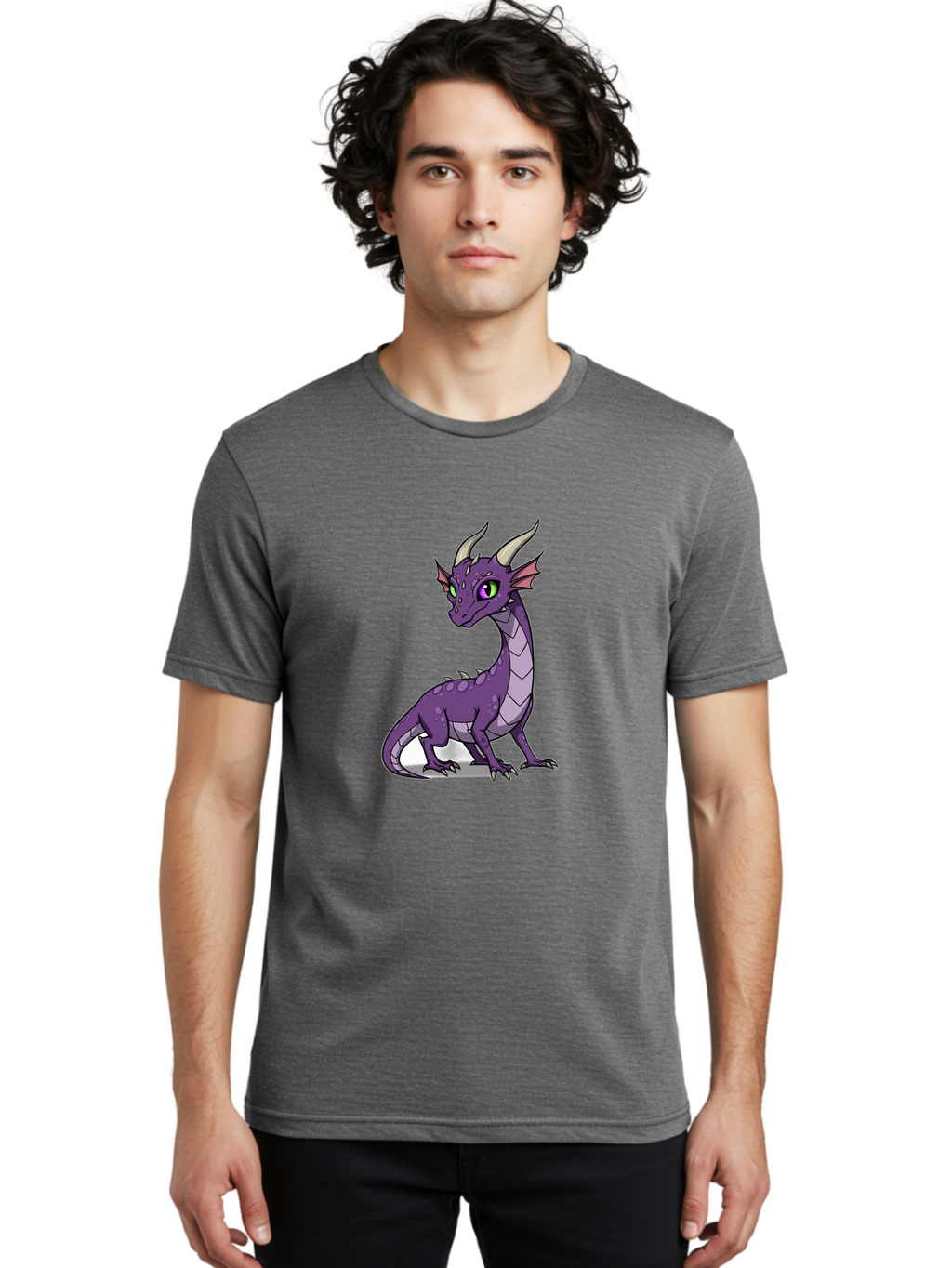 Purple-Dragon-1 Men'S Graphic Tee, 100% Cotton, Comfortable Casual Summer Wear, Machine Washable, Vintage Camera, Old Camera, Antique Camera, Black Camera, Classic Photography, Photography Equipment, Nostalgic Device, Film Camera, Camera Art Ban217