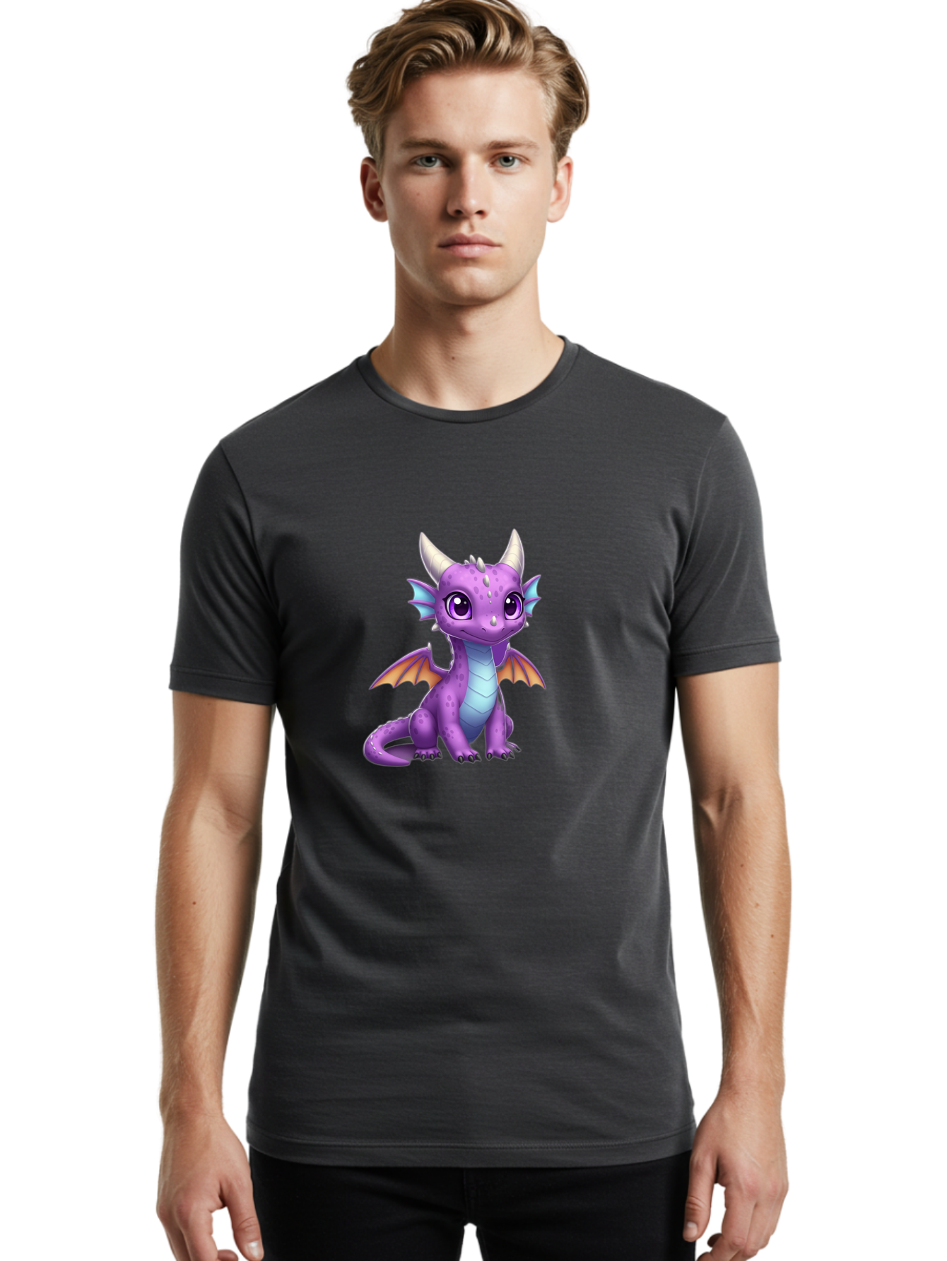 Purple-Dragon-2 Men'S Graphic Tee, 100% Cotton, Comfortable Casual Summer Wear, Machine Washable, Vintage Camera, Old Camera, Antique Camera, Black Camera, Classic Photography, Photography Equipment, Nostalgic Device, Film Camera, Camera Art Ban218