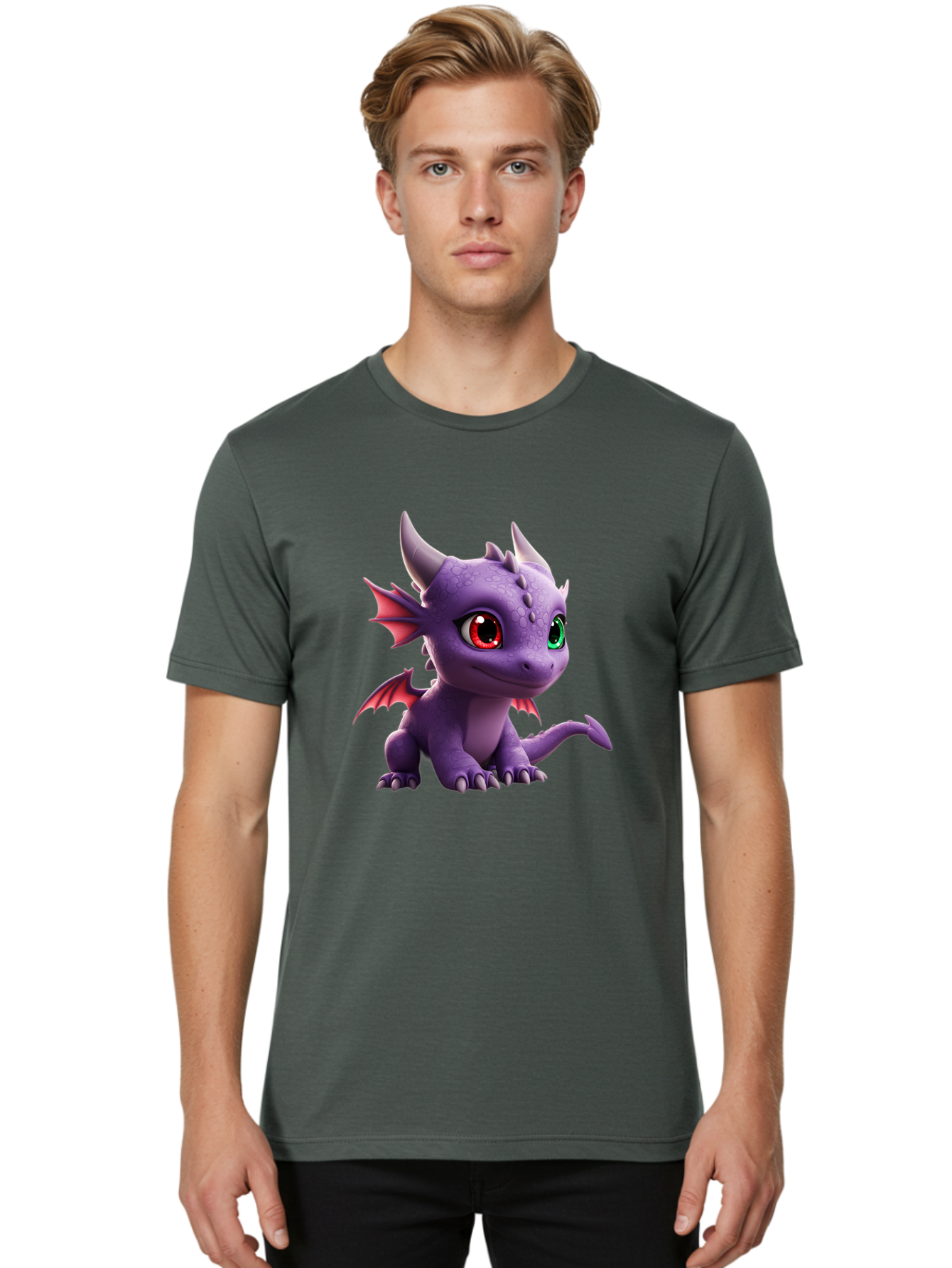 Purple-Dragon-3 Men'S Graphic Tee, 100% Cotton, Comfortable Casual Summer Wear, Machine Washable, Vintage Camera, Old Camera, Antique Camera, Black Camera, Classic Photography, Photography Equipment, Nostalgic Device, Film Camera, Camera Art Ban219