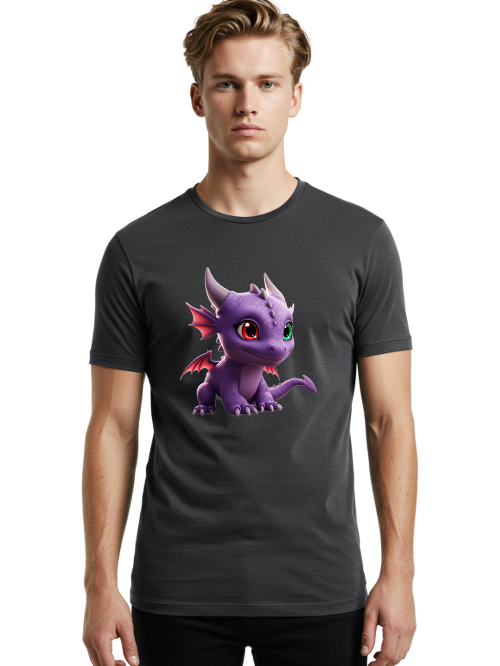 Purple-Dragon-3 Men'S Graphic Tee, 100% Cotton, Comfortable Casual Summer Wear, Machine Washable, Vintage Camera, Old Camera, Antique Camera, Black Camera, Classic Photography, Photography Equipment, Nostalgic Device, Film Camera, Camera Art Ban219