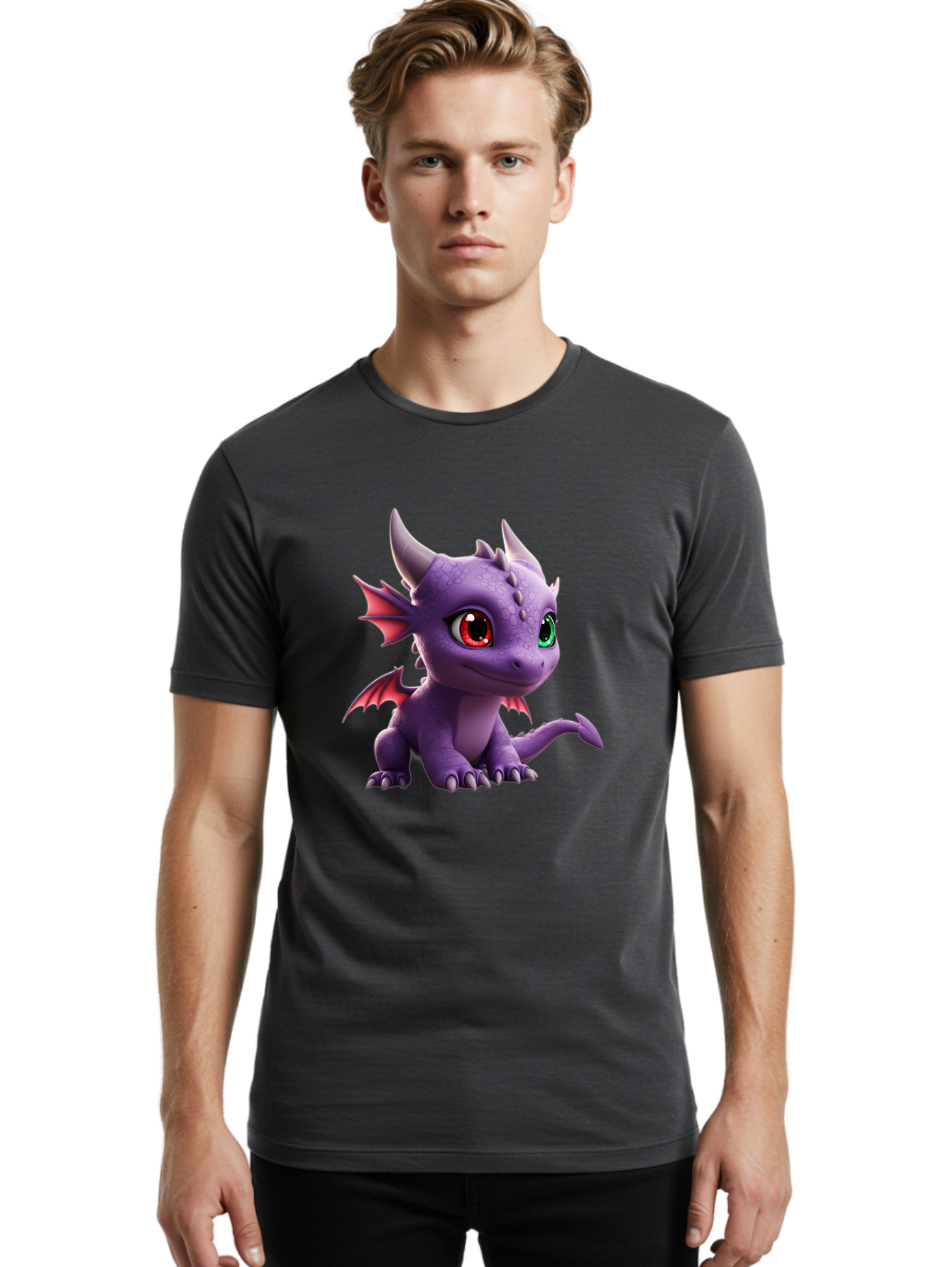 Purple-Dragon-3 Men'S Graphic Tee, 100% Cotton, Comfortable Casual Summer Wear, Machine Washable, Vintage Camera, Old Camera, Antique Camera, Black Camera, Classic Photography, Photography Equipment, Nostalgic Device, Film Camera, Camera Art Ban219