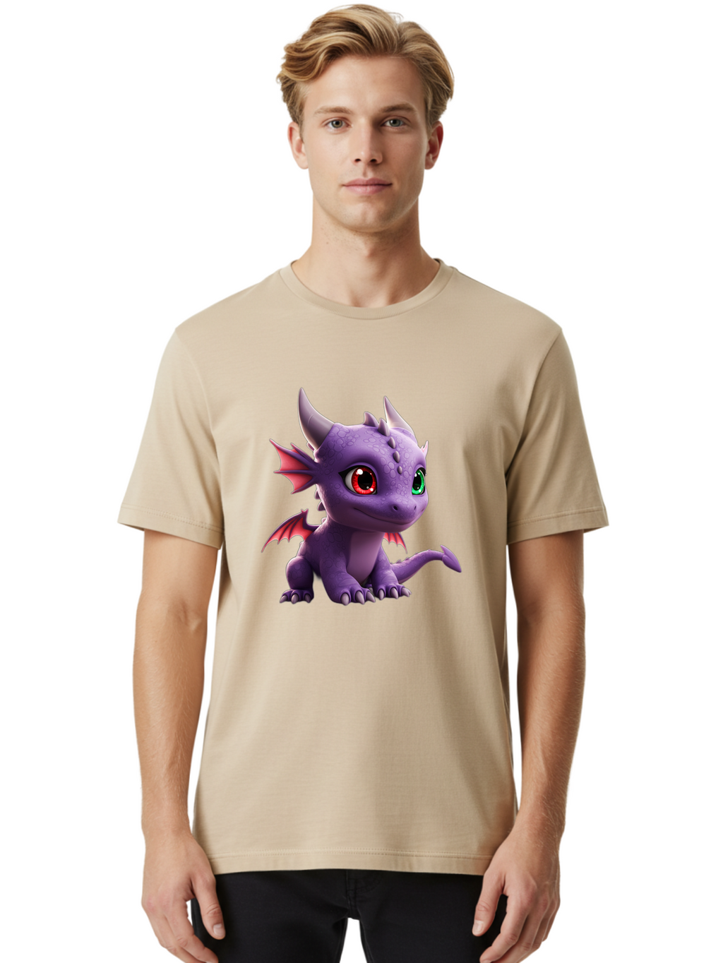 Purple-Dragon-3 Men'S Graphic Tee, 100% Cotton, Comfortable Casual Summer Wear, Machine Washable, Vintage Camera, Old Camera, Antique Camera, Black Camera, Classic Photography, Photography Equipment, Nostalgic Device, Film Camera, Camera Art Ban219