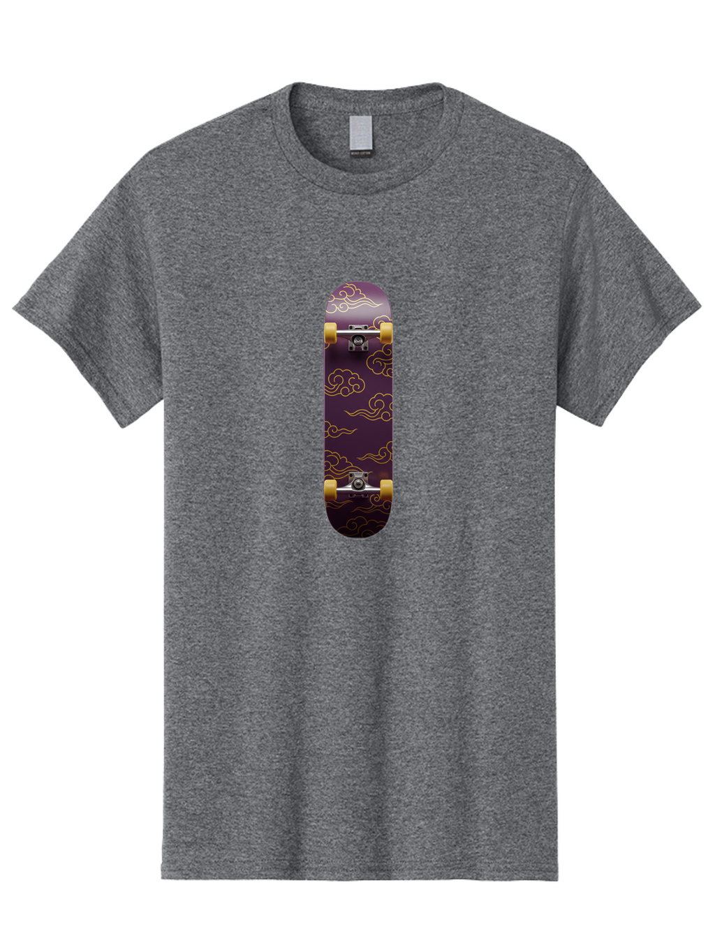 Purple-Skateboard Men'S Graphic Tee, 100% Cotton, Comfortable Casual Summer Wear, Machine Washable, Vintage Camera, Old Camera, Antique Camera, Black Camera, Classic Photography, Photography Equipment, Nostalgic Device, Film Camera, Camera Art Ban226