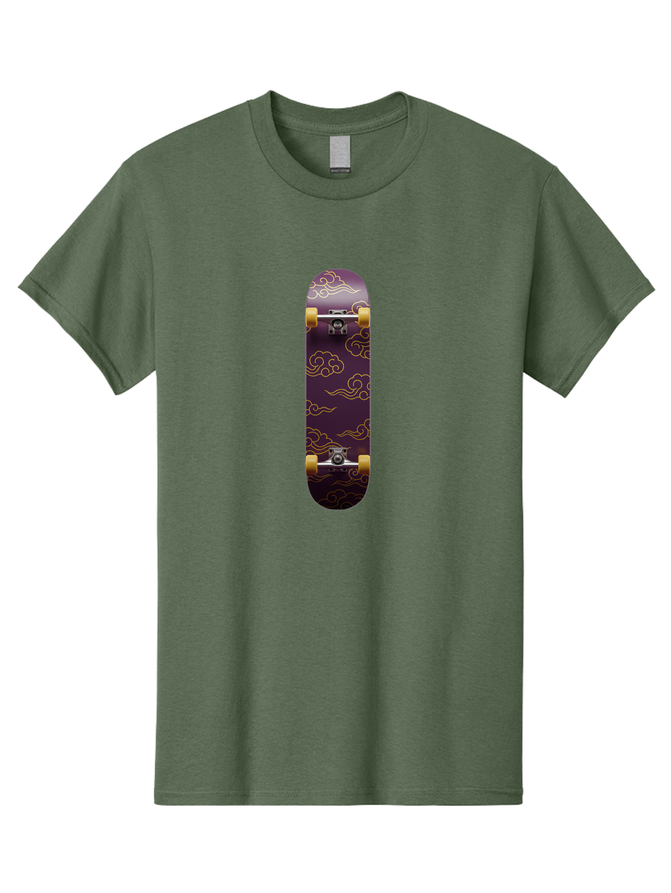 Purple-Skateboard Men'S Graphic Tee, 100% Cotton, Comfortable Casual Summer Wear, Machine Washable, Vintage Camera, Old Camera, Antique Camera, Black Camera, Classic Photography, Photography Equipment, Nostalgic Device, Film Camera, Camera Art Ban226