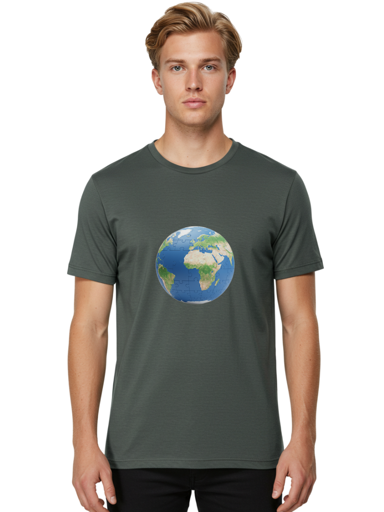 Puzzle-Globe Men'S Graphic Tee, 100% Cotton, Comfortable Casual Summer Wear, Machine Washable, Vintage Camera, Old Camera, Antique Camera, Black Camera, Classic Photography, Photography Equipment, Nostalgic Device, Film Camera, Camera Art Ban230