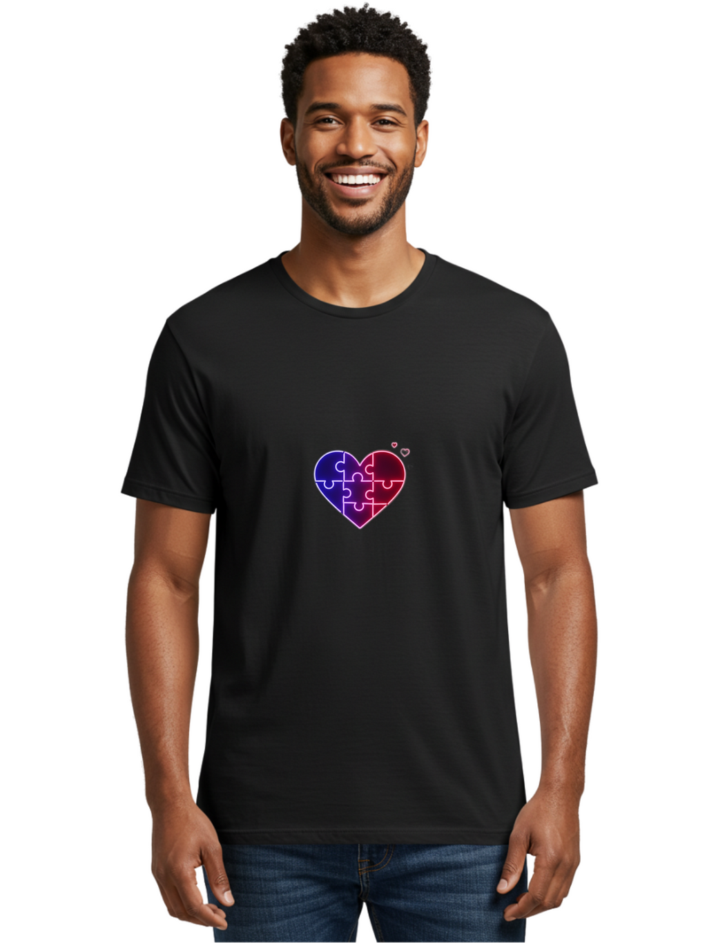 Puzzled-Heart Men'S Graphic Tee, 100% Cotton, Comfortable Casual Summer Wear, Machine Washable, Vintage Camera, Old Camera, Antique Camera, Black Camera, Classic Photography, Photography Equipment, Nostalgic Device, Film Camera, Camera Art Ban231