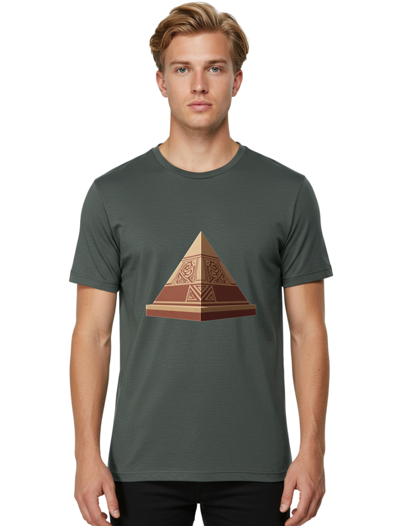 Pyramid Men'S Graphic Tee, 100% Cotton, Comfortable Casual Summer Wear, Machine Washable, Vintage Camera, Old Camera, Antique Camera, Black Camera, Classic Photography, Photography Equipment, Nostalgic Device, Film Camera, Camera Art Ban232