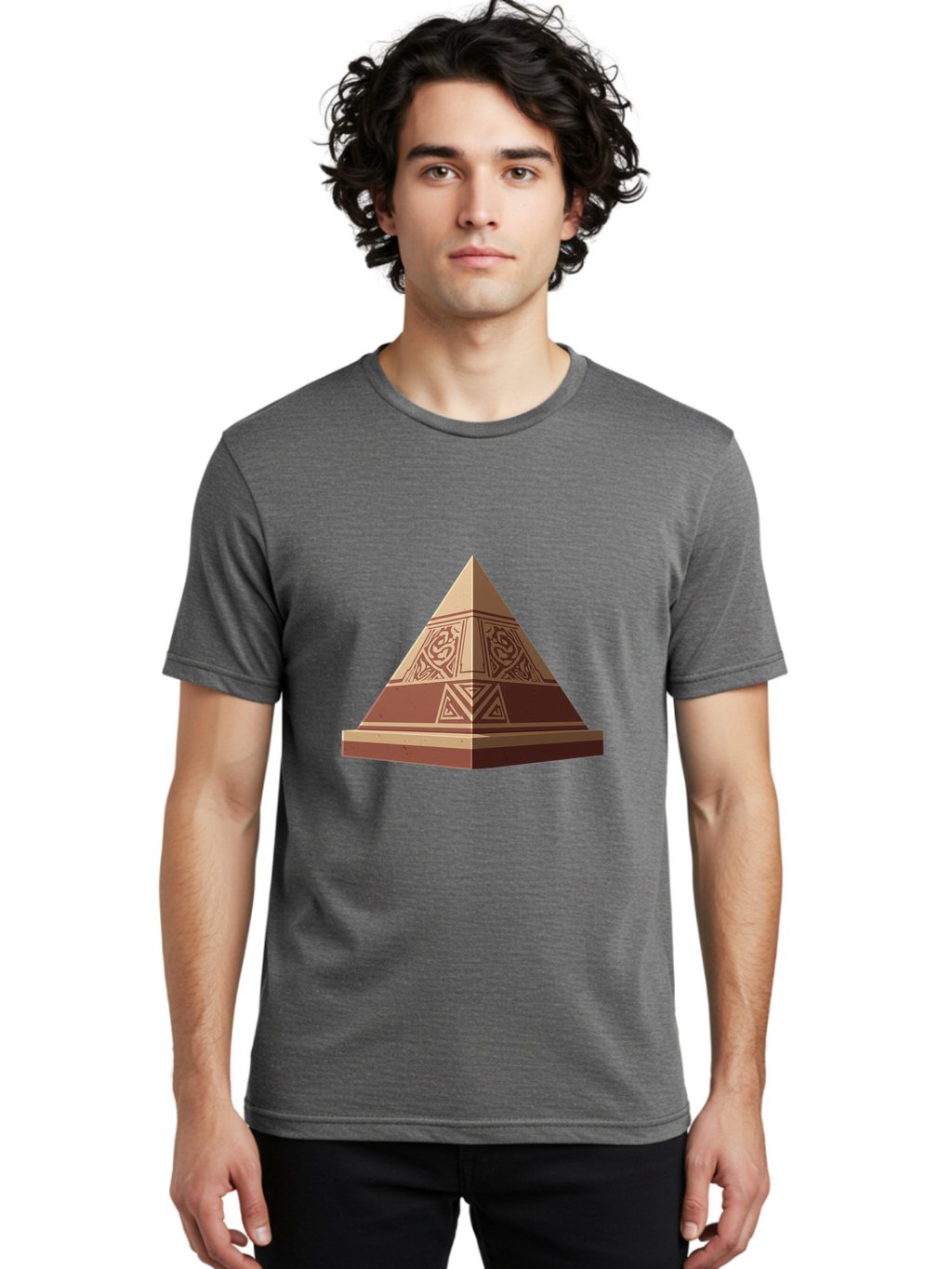 Pyramid Men'S Graphic Tee, 100% Cotton, Comfortable Casual Summer Wear, Machine Washable, Vintage Camera, Old Camera, Antique Camera, Black Camera, Classic Photography, Photography Equipment, Nostalgic Device, Film Camera, Camera Art Ban232