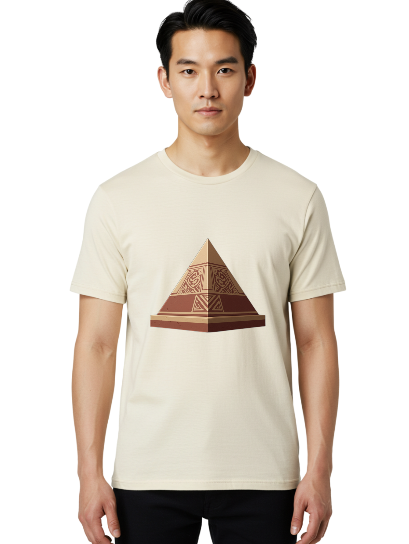 Pyramid Men'S Graphic Tee, 100% Cotton, Comfortable Casual Summer Wear, Machine Washable, Vintage Camera, Old Camera, Antique Camera, Black Camera, Classic Photography, Photography Equipment, Nostalgic Device, Film Camera, Camera Art Ban232
