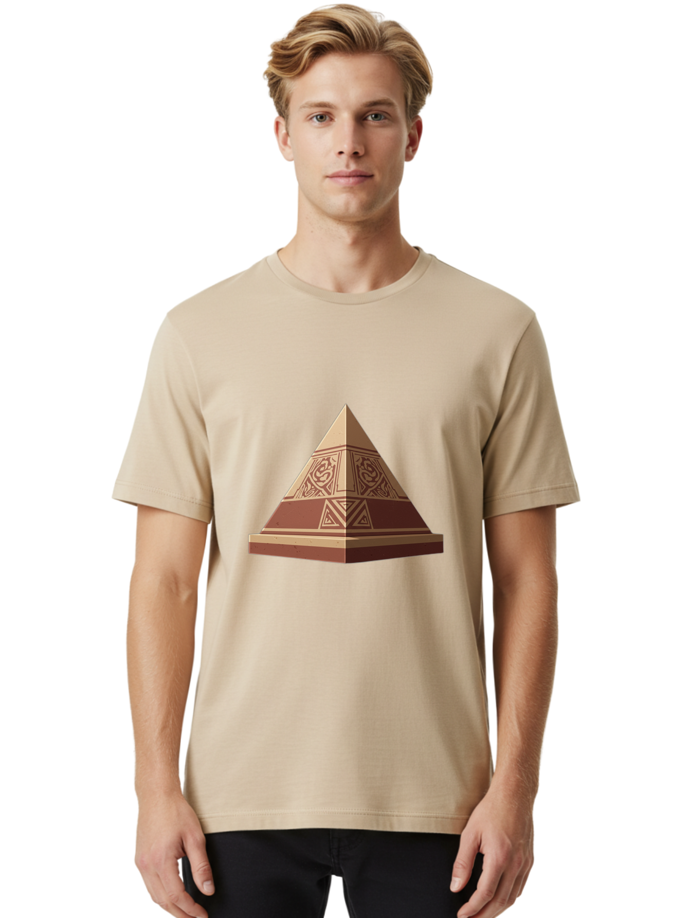 Pyramid Men'S Graphic Tee, 100% Cotton, Comfortable Casual Summer Wear, Machine Washable, Vintage Camera, Old Camera, Antique Camera, Black Camera, Classic Photography, Photography Equipment, Nostalgic Device, Film Camera, Camera Art Ban232