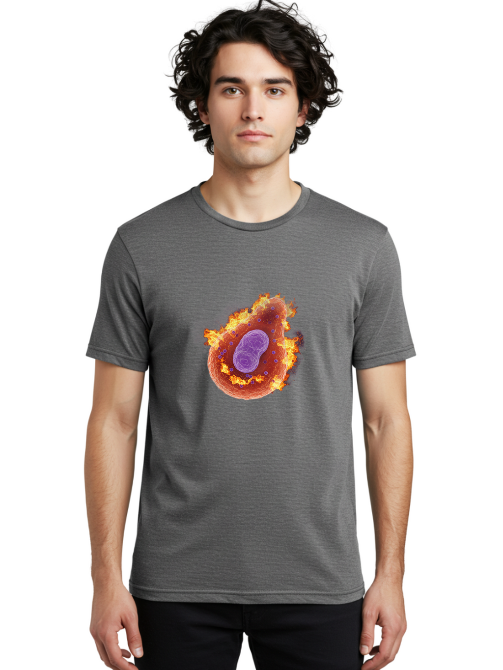 Pyroptosis-Cell Men'S Graphic Tee, 100% Cotton, Comfortable Casual Summer Wear, Machine Washable, Vintage Camera, Old Camera, Antique Camera, Black Camera, Classic Photography, Photography Equipment, Nostalgic Device, Film Camera, Camera Art Ban233