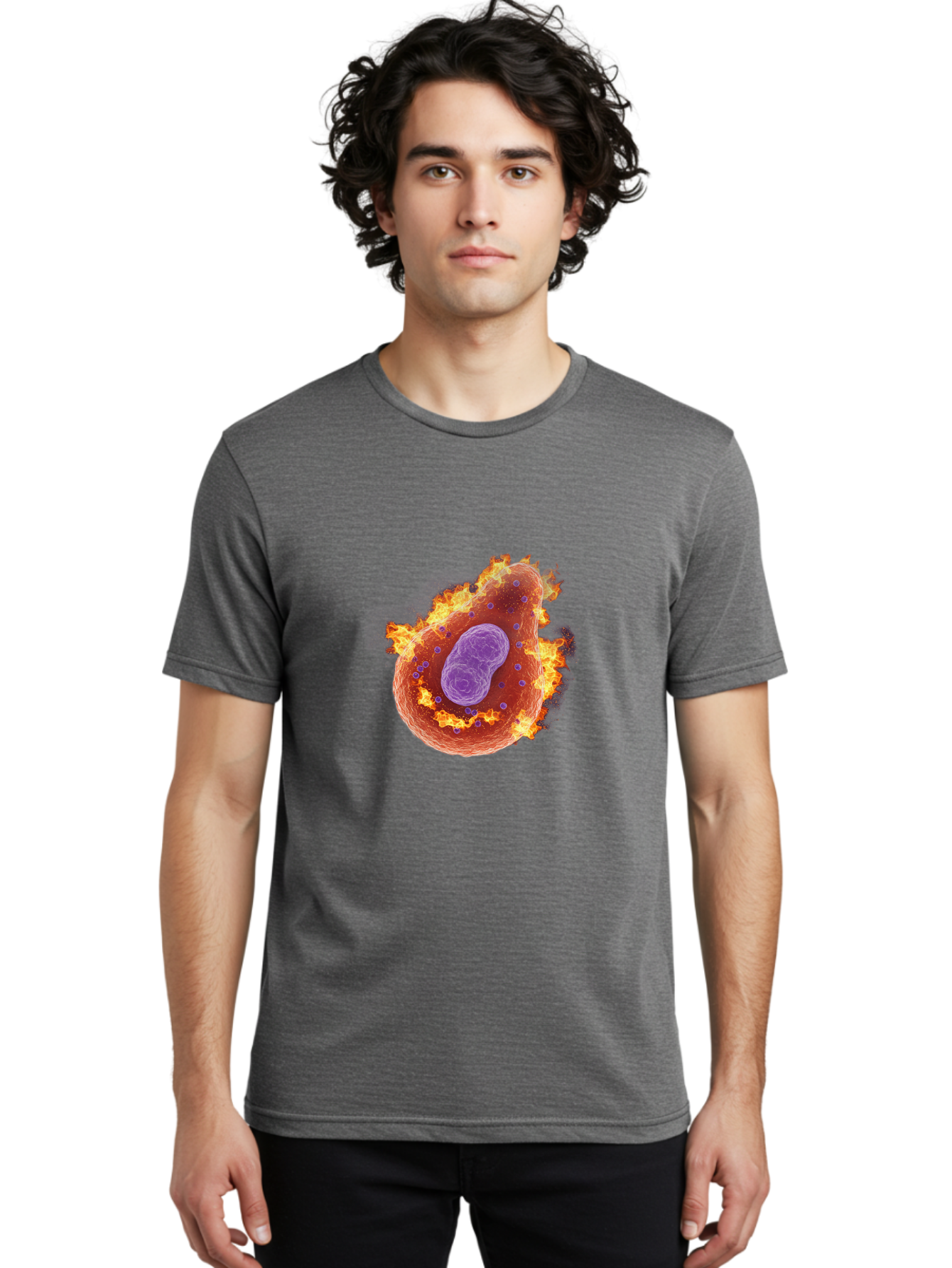 Pyroptosis-Cell Men'S Graphic Tee, 100% Cotton, Comfortable Casual Summer Wear, Machine Washable, Vintage Camera, Old Camera, Antique Camera, Black Camera, Classic Photography, Photography Equipment, Nostalgic Device, Film Camera, Camera Art Ban233