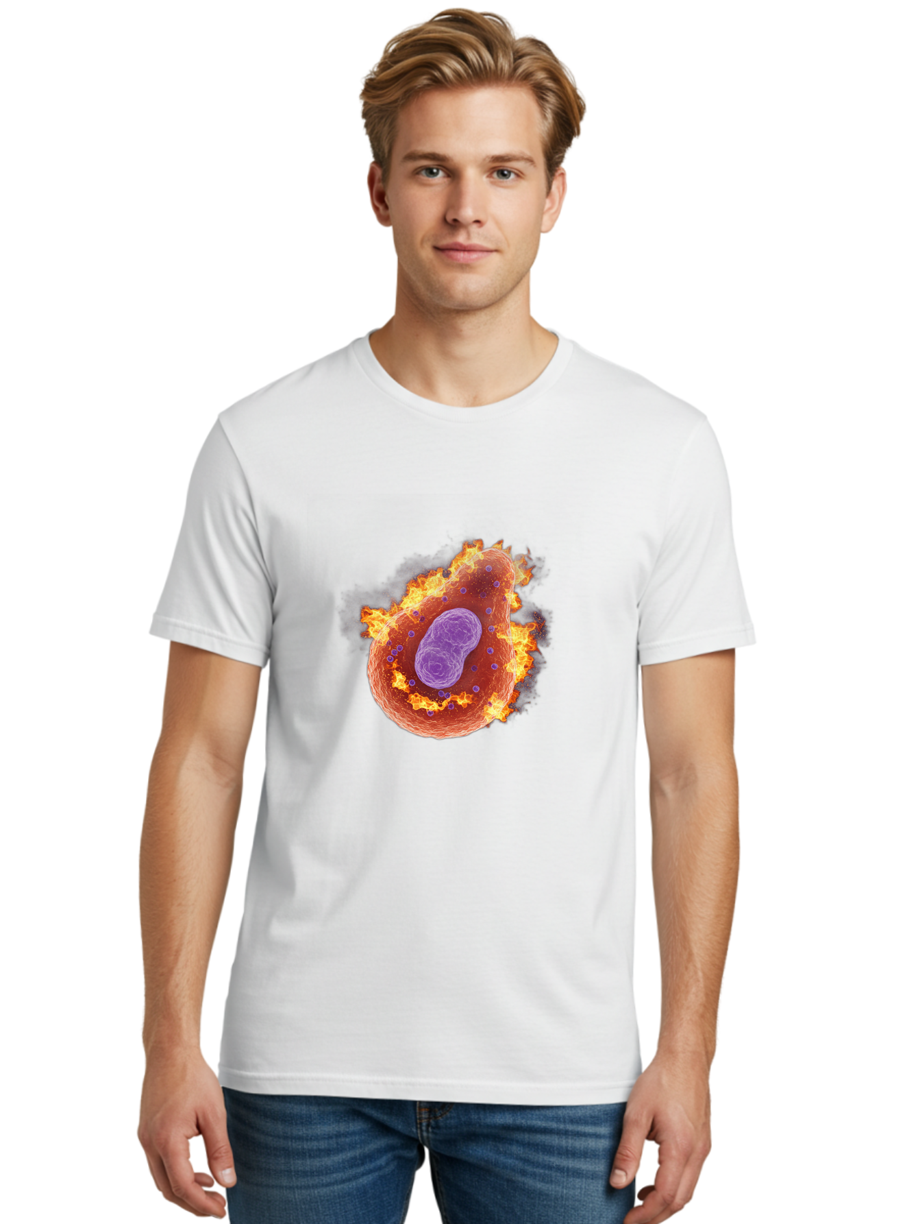 Pyroptosis-Cell Men'S Graphic Tee, 100% Cotton, Comfortable Casual Summer Wear, Machine Washable, Vintage Camera, Old Camera, Antique Camera, Black Camera, Classic Photography, Photography Equipment, Nostalgic Device, Film Camera, Camera Art Ban233