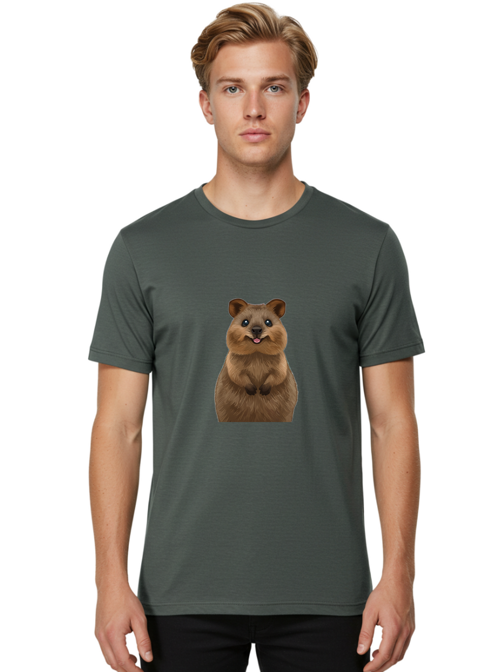 Quokka Men'S Graphic Tee, 100% Cotton, Comfortable Casual Summer Wear, Machine Washable, Vintage Camera, Old Camera, Antique Camera, Black Camera, Classic Photography, Photography Equipment, Nostalgic Device, Film Camera, Camera Art Ban236