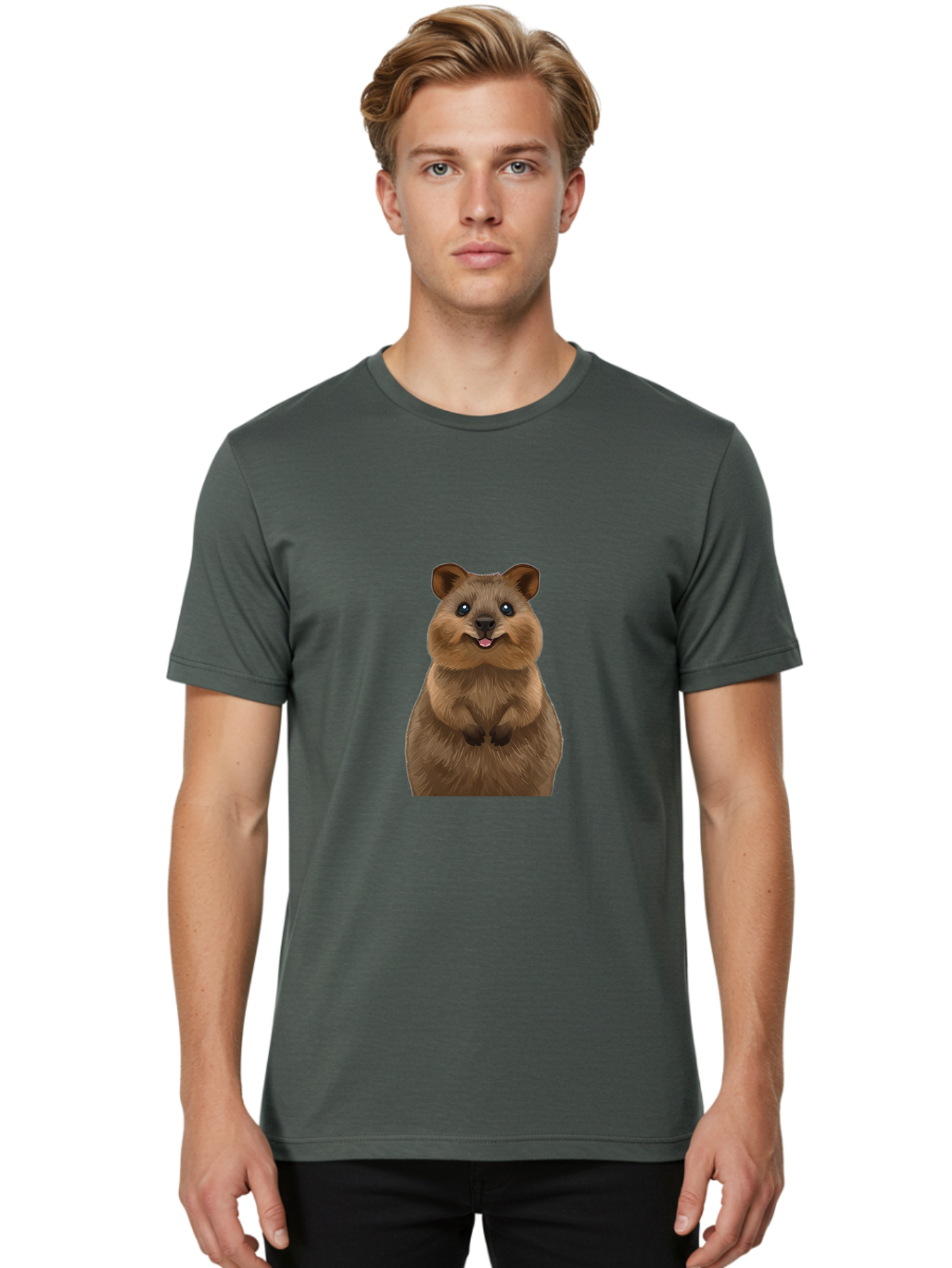 Quokka Men'S Graphic Tee, 100% Cotton, Comfortable Casual Summer Wear, Machine Washable, Vintage Camera, Old Camera, Antique Camera, Black Camera, Classic Photography, Photography Equipment, Nostalgic Device, Film Camera, Camera Art Ban236
