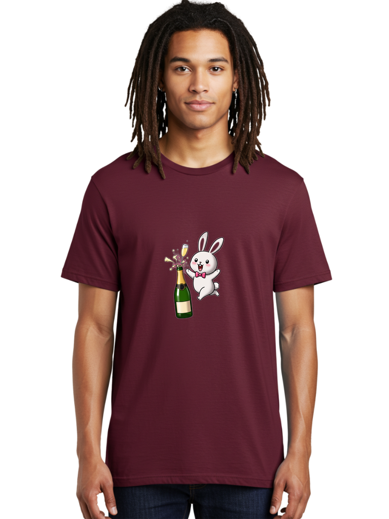 Rabbit-Celebrating Men'S Graphic Tee, 100% Cotton, Comfortable Casual Summer Wear, Machine Washable, Vintage Camera, Old Camera, Antique Camera, Black Camera, Classic Photography, Photography Equipment, Nostalgic Device, Film Camera, Ban237