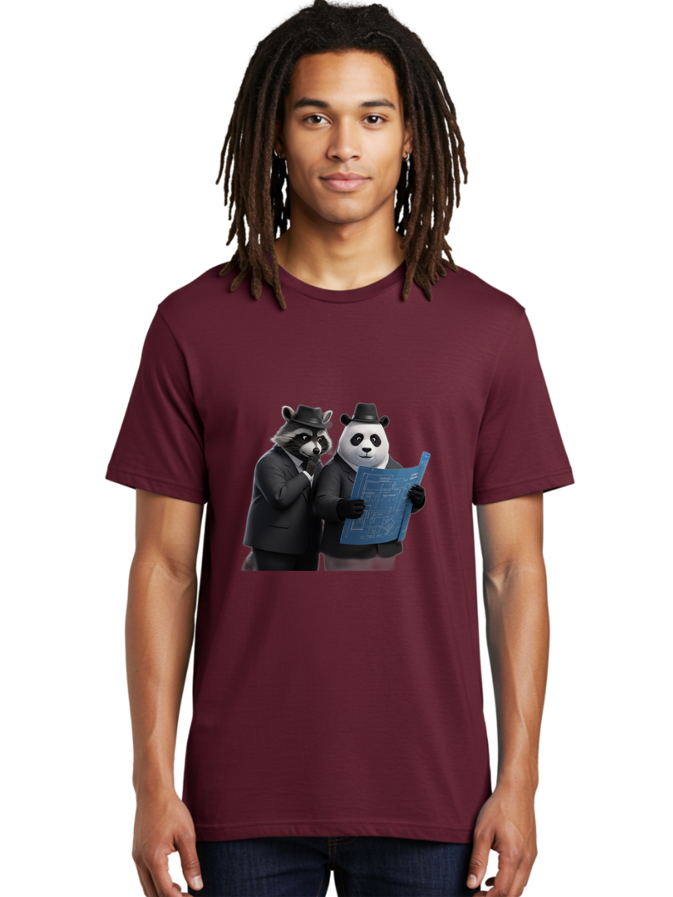 Raccoon-And-Panda Men'S Graphic Tee, 100% Cotton, Comfortable Casual Summer Wear, Machine Washable, Vintage Camera, Old Camera, Antique Camera, Black Camera, Classic Photography, Photography Equipment, Nostalgic Device, Film Camera, Camera Art Ban246