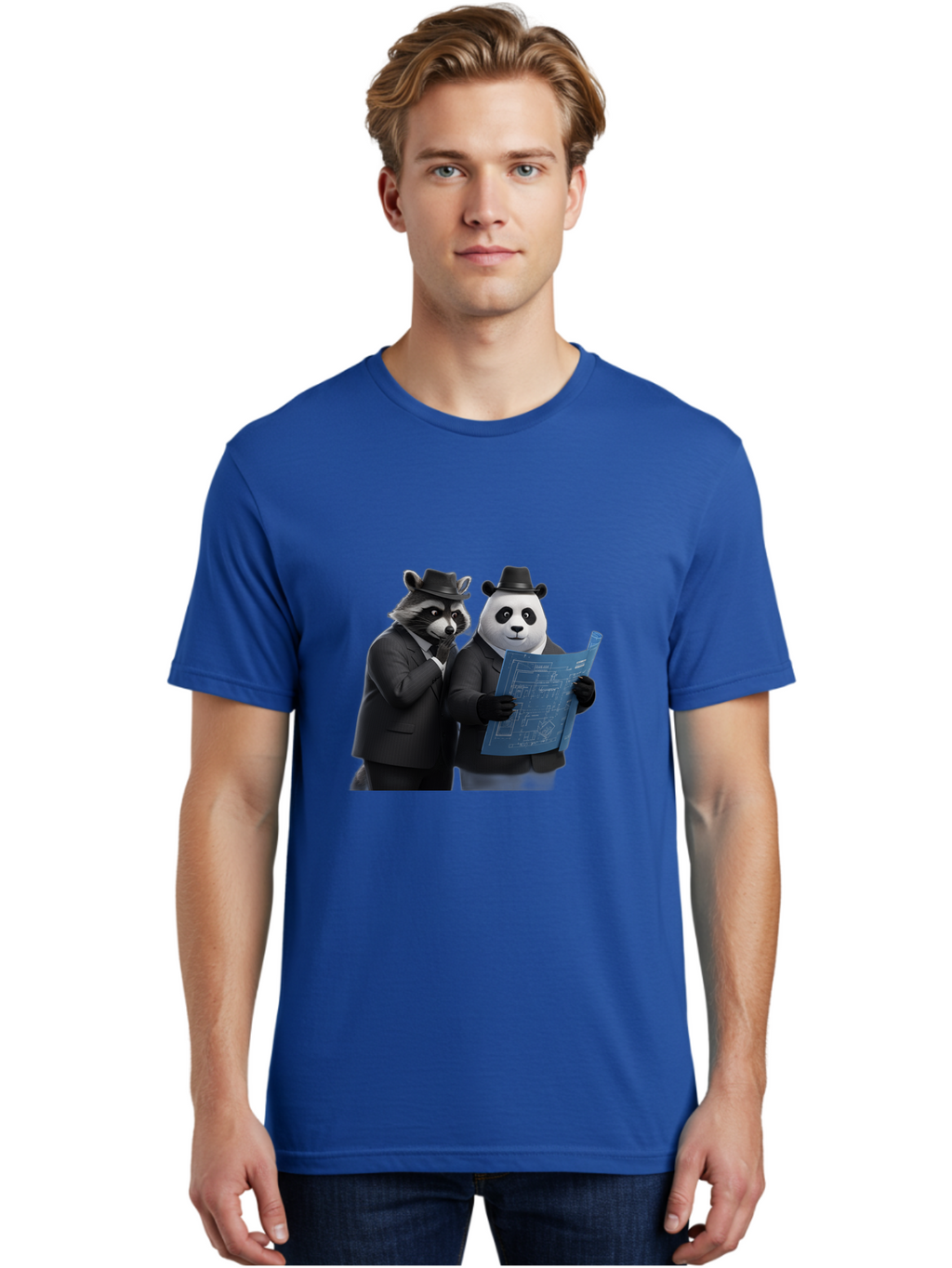 Raccoon-And-Panda Men'S Graphic Tee, 100% Cotton, Comfortable Casual Summer Wear, Machine Washable, Vintage Camera, Old Camera, Antique Camera, Black Camera, Classic Photography, Photography Equipment, Nostalgic Device, Film Camera, Camera Art Ban246