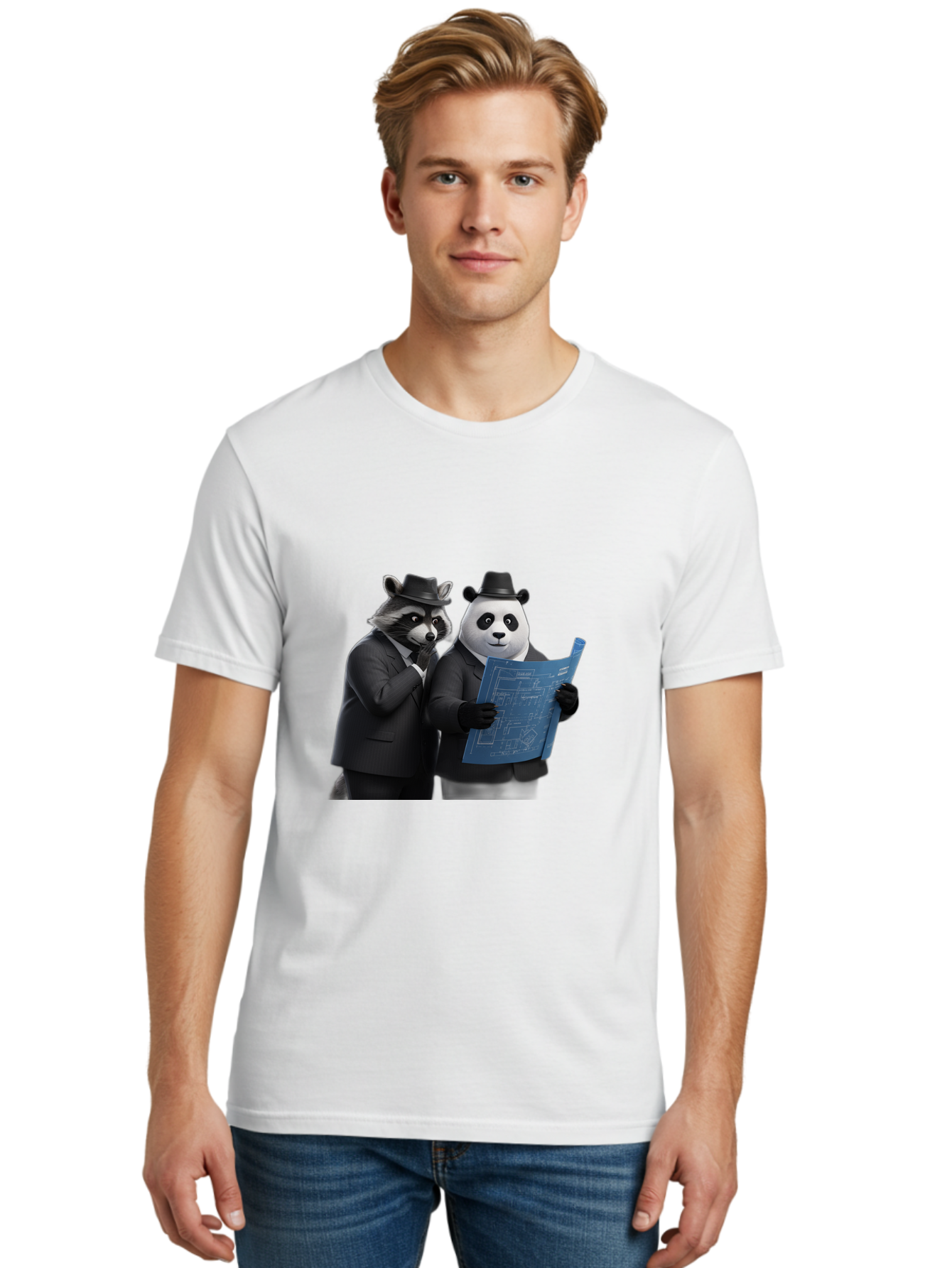 Raccoon-And-Panda Men'S Graphic Tee, 100% Cotton, Comfortable Casual Summer Wear, Machine Washable, Vintage Camera, Old Camera, Antique Camera, Black Camera, Classic Photography, Photography Equipment, Nostalgic Device, Film Camera, Camera Art Ban246