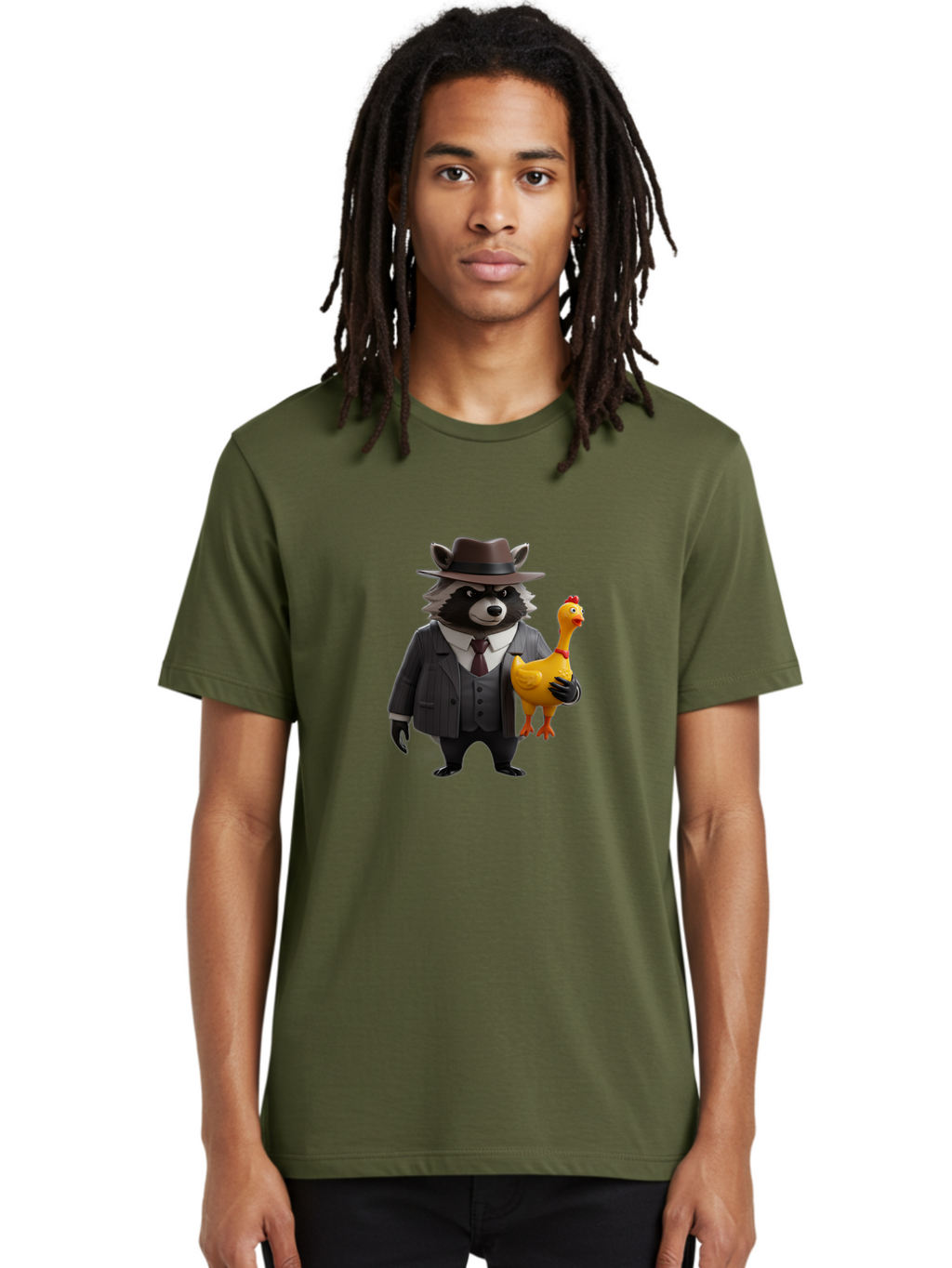 Raccoon-Dog-Private-Investigator Men'S Graphic Tee, 100% Cotton, Comfortable Casual Summer Wear, Machine Washable, Vintage Camera, Old Camera, Antique Camera, Black Camera, Classic Photography, Photography Equipment, Nostalgic Device, Ban248