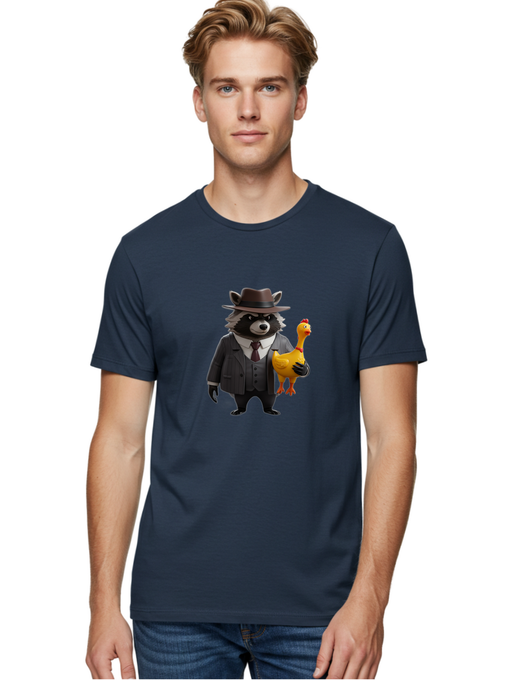 Raccoon-Dog-Private-Investigator Men'S Graphic Tee, 100% Cotton, Comfortable Casual Summer Wear, Machine Washable, Vintage Camera, Old Camera, Antique Camera, Black Camera, Classic Photography, Photography Equipment, Nostalgic Device, Ban248