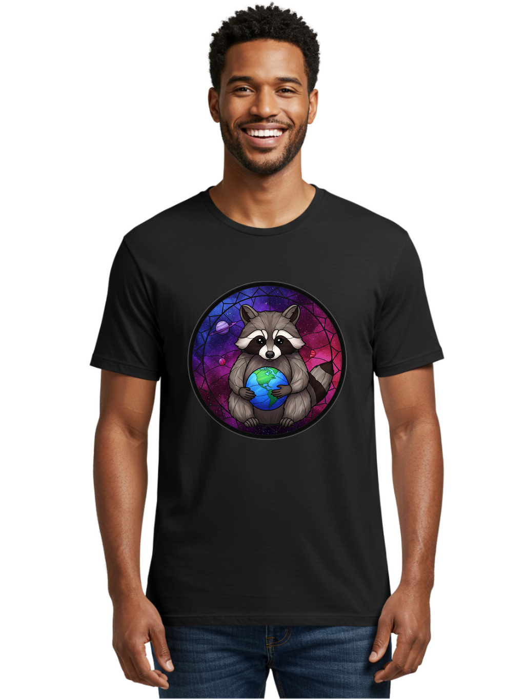 Raccoon-Hugging-Earth Men'S Graphic Tee, 100% Cotton, Comfortable Casual Summer Wear, Machine Washable, Vintage Camera, Old Camera, Antique Camera, Black Camera, Classic Photography, Photography Equipment, Nostalgic Device, Film Camera, Ban251