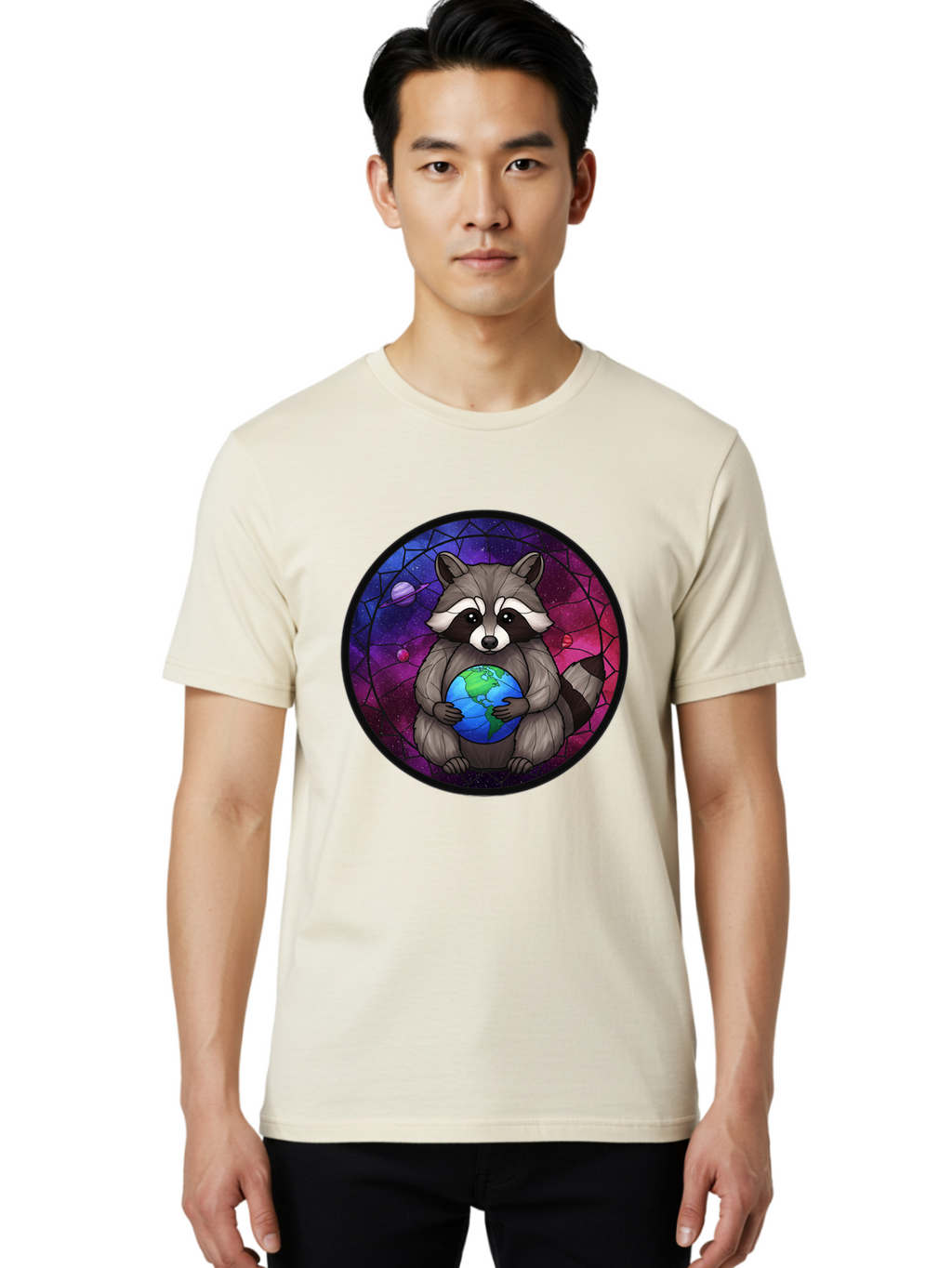 Raccoon-Hugging-Earth Men'S Graphic Tee, 100% Cotton, Comfortable Casual Summer Wear, Machine Washable, Vintage Camera, Old Camera, Antique Camera, Black Camera, Classic Photography, Photography Equipment, Nostalgic Device, Film Camera, Ban251