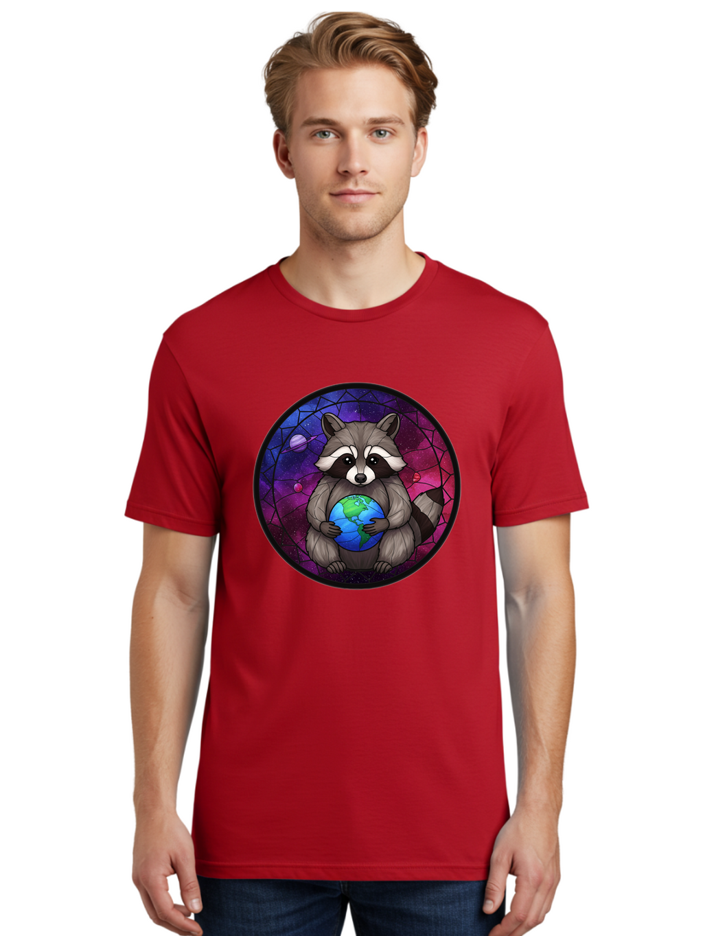 Raccoon-Hugging-Earth Men'S Graphic Tee, 100% Cotton, Comfortable Casual Summer Wear, Machine Washable, Vintage Camera, Old Camera, Antique Camera, Black Camera, Classic Photography, Photography Equipment, Nostalgic Device, Film Camera, Ban251