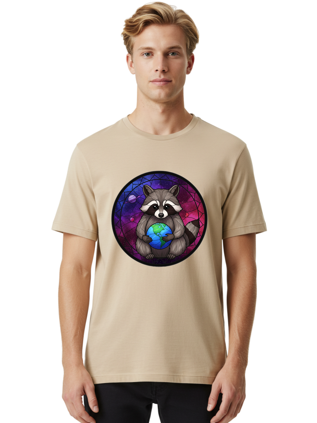 Raccoon-Hugging-Earth Men'S Graphic Tee, 100% Cotton, Comfortable Casual Summer Wear, Machine Washable, Vintage Camera, Old Camera, Antique Camera, Black Camera, Classic Photography, Photography Equipment, Nostalgic Device, Film Camera, Ban251
