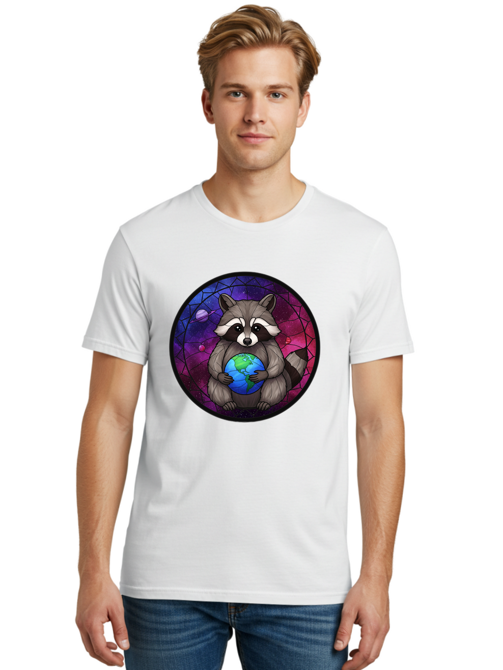 Raccoon-Hugging-Earth Men'S Graphic Tee, 100% Cotton, Comfortable Casual Summer Wear, Machine Washable, Vintage Camera, Old Camera, Antique Camera, Black Camera, Classic Photography, Photography Equipment, Nostalgic Device, Film Camera, Ban251