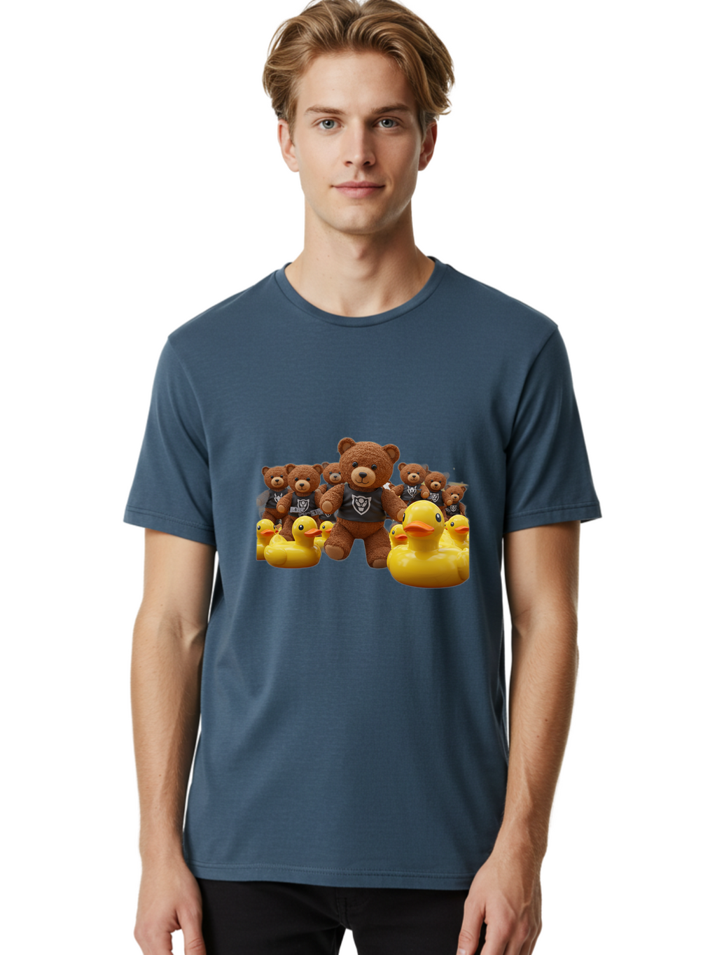Raiders-Teddy-Bears-And-Rubber-Ducks Men'S Graphic Tee, 100% Cotton, Comfortable Casual Summer Wear, Machine Washable, Vintage Camera, Old Camera, Antique Camera, Black Camera, Classic Photography, Photography Equipment, Nostalgic Device, Ban257