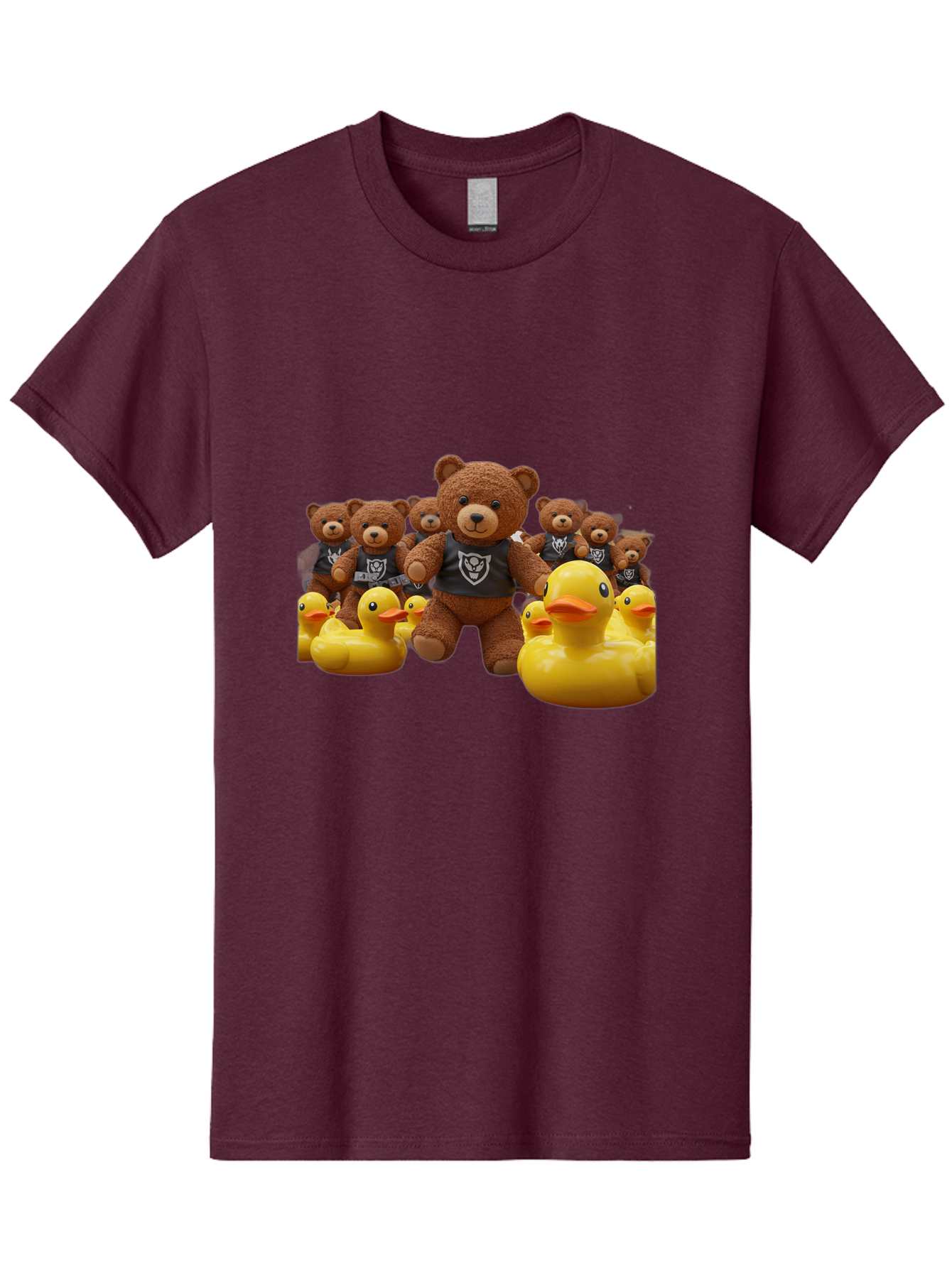 Raiders-Teddy-Bears-And-Rubber-Ducks Men'S Graphic Tee, 100% Cotton, Comfortable Casual Summer Wear, Machine Washable, Vintage Camera, Old Camera, Antique Camera, Black Camera, Classic Photography, Photography Equipment, Nostalgic Device, Ban257