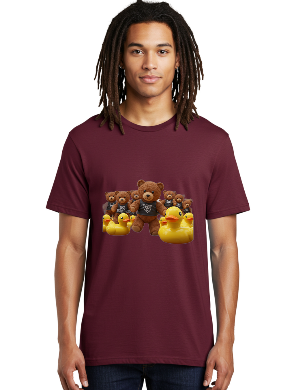Raiders-Teddy-Bears-And-Rubber-Ducks Men'S Graphic Tee, 100% Cotton, Comfortable Casual Summer Wear, Machine Washable, Vintage Camera, Old Camera, Antique Camera, Black Camera, Classic Photography, Photography Equipment, Nostalgic Device, Ban257