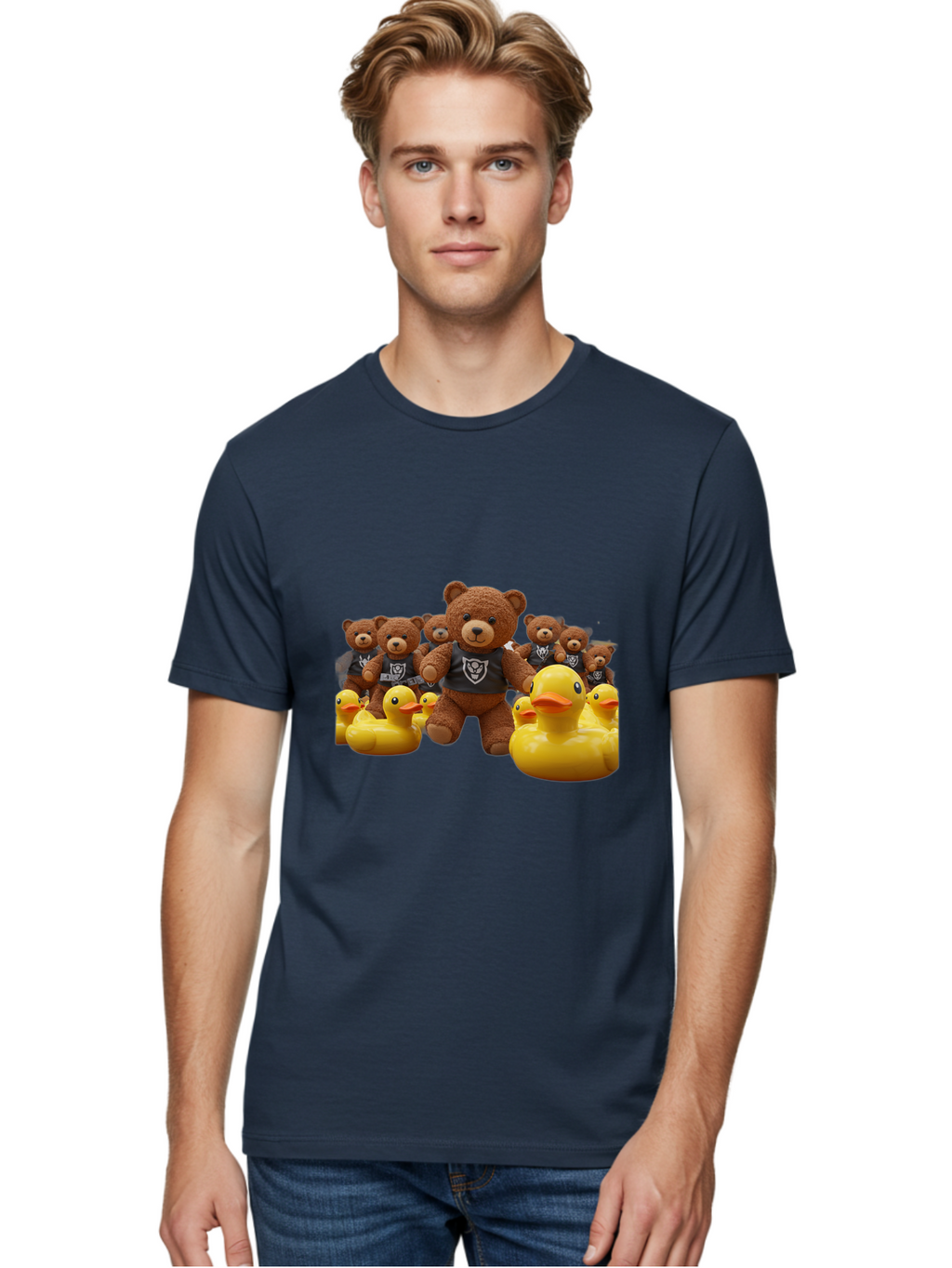 Raiders-Teddy-Bears-And-Rubber-Ducks Men'S Graphic Tee, 100% Cotton, Comfortable Casual Summer Wear, Machine Washable, Vintage Camera, Old Camera, Antique Camera, Black Camera, Classic Photography, Photography Equipment, Nostalgic Device, Ban257