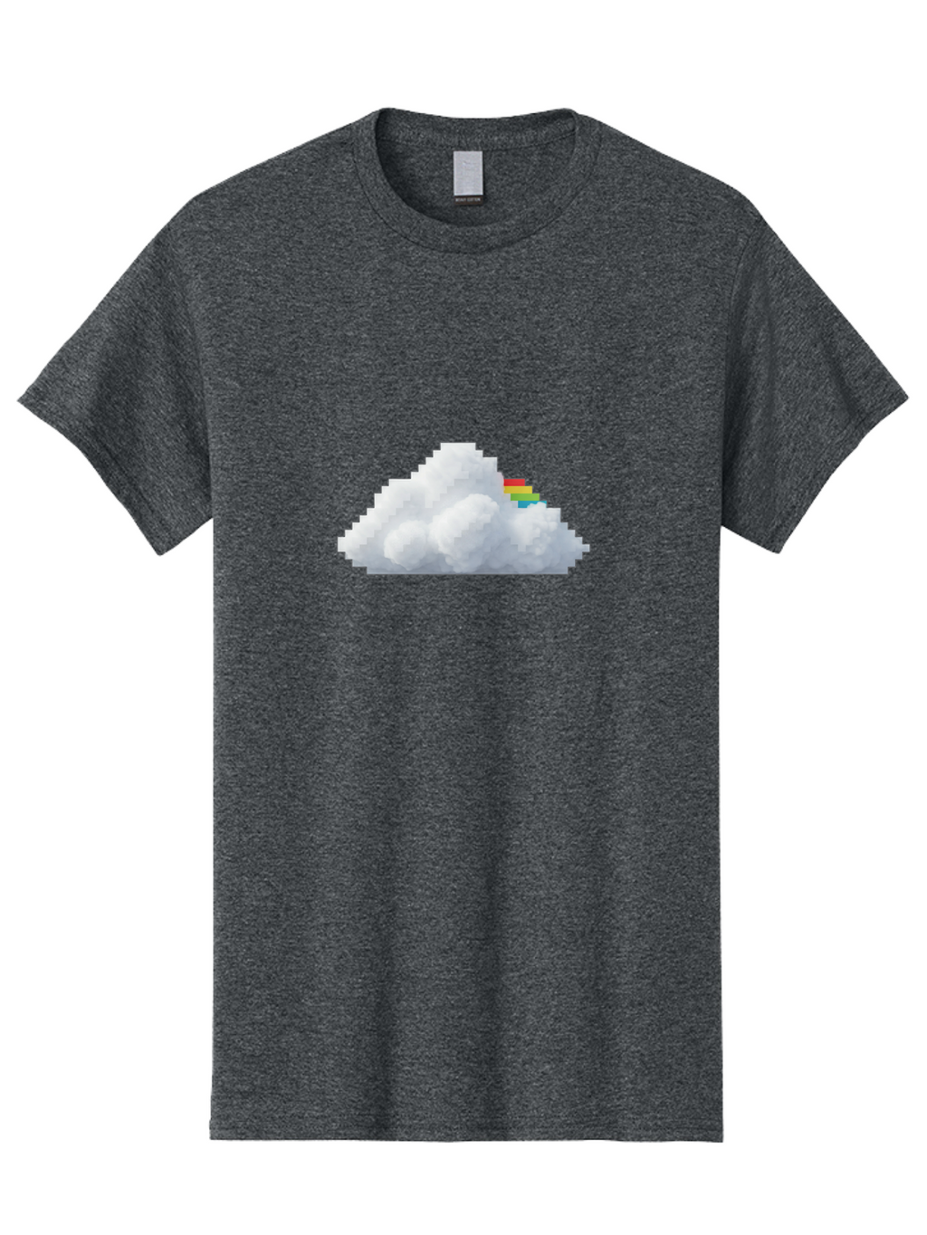 Rainbow-Cloud Men'S Graphic Tee, 100% Cotton, Comfortable Casual Summer Wear, Machine Washable, Vintage Camera, Old Camera, Antique Camera, Black Camera, Classic Photography, Photography Equipment, Nostalgic Device, Film Camera, Camera Art Ban260