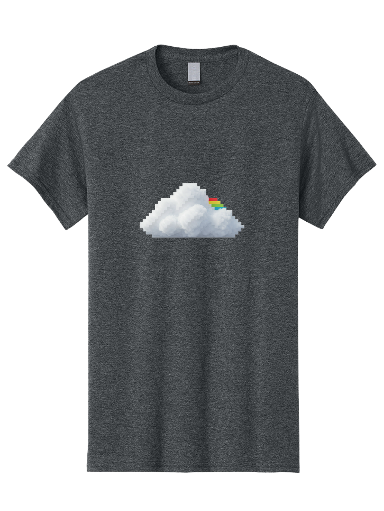 Rainbow-Cloud Men'S Graphic Tee, 100% Cotton, Comfortable Casual Summer Wear, Machine Washable, Vintage Camera, Old Camera, Antique Camera, Black Camera, Classic Photography, Photography Equipment, Nostalgic Device, Film Camera, Camera Art Ban260