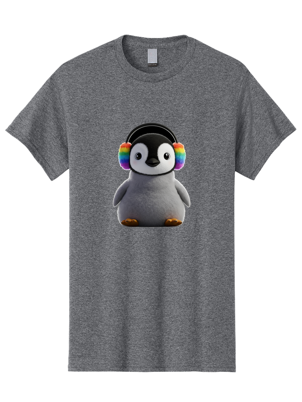 Rainbow-Earmuff-Penguin Men'S Graphic Tee, 100% Cotton, Comfortable Casual Summer Wear, Machine Washable, Vintage Camera, Old Camera, Antique Camera, Black Camera, Classic Photography, Photography Equipment, Nostalgic Device, Film Camera, Ban262