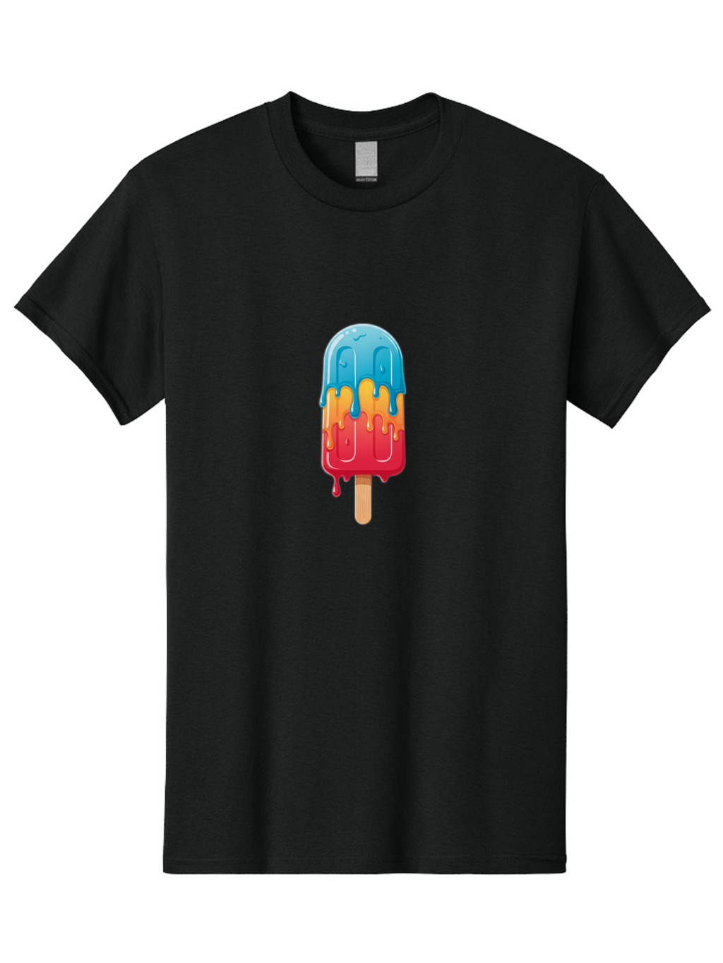 Rainbow-Popsicle-1 Men'S Graphic Tee, 100% Cotton, Comfortable Casual Summer Wear, Machine Washable, Vintage Camera, Old Camera, Antique Camera, Black Camera, Classic Photography, Photography Equipment, Nostalgic Device, Film Camera, Ban263