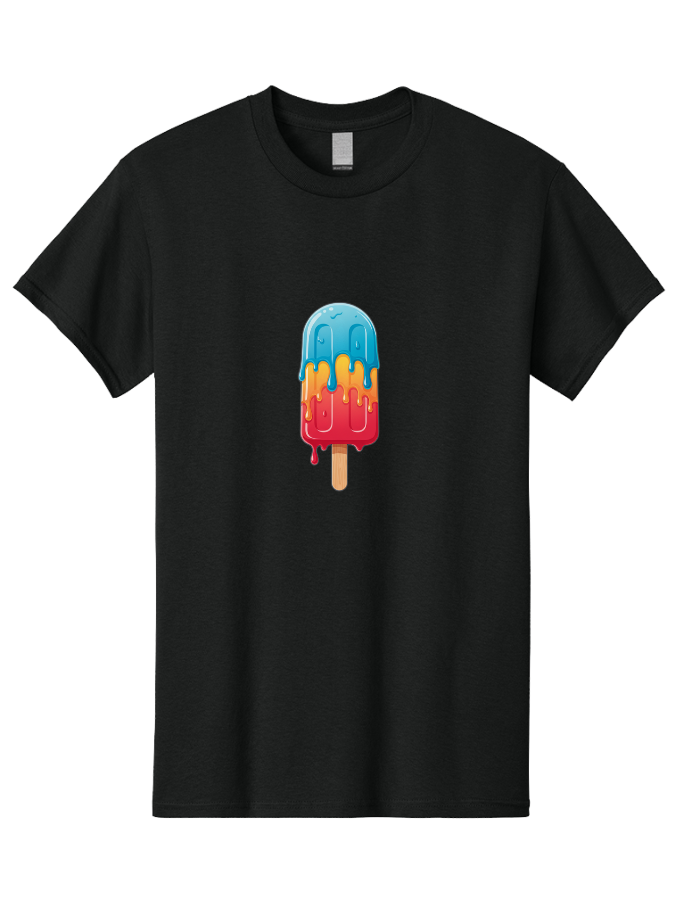 Rainbow-Popsicle-1 Men'S Graphic Tee, 100% Cotton, Comfortable Casual Summer Wear, Machine Washable, Vintage Camera, Old Camera, Antique Camera, Black Camera, Classic Photography, Photography Equipment, Nostalgic Device, Film Camera, Ban263