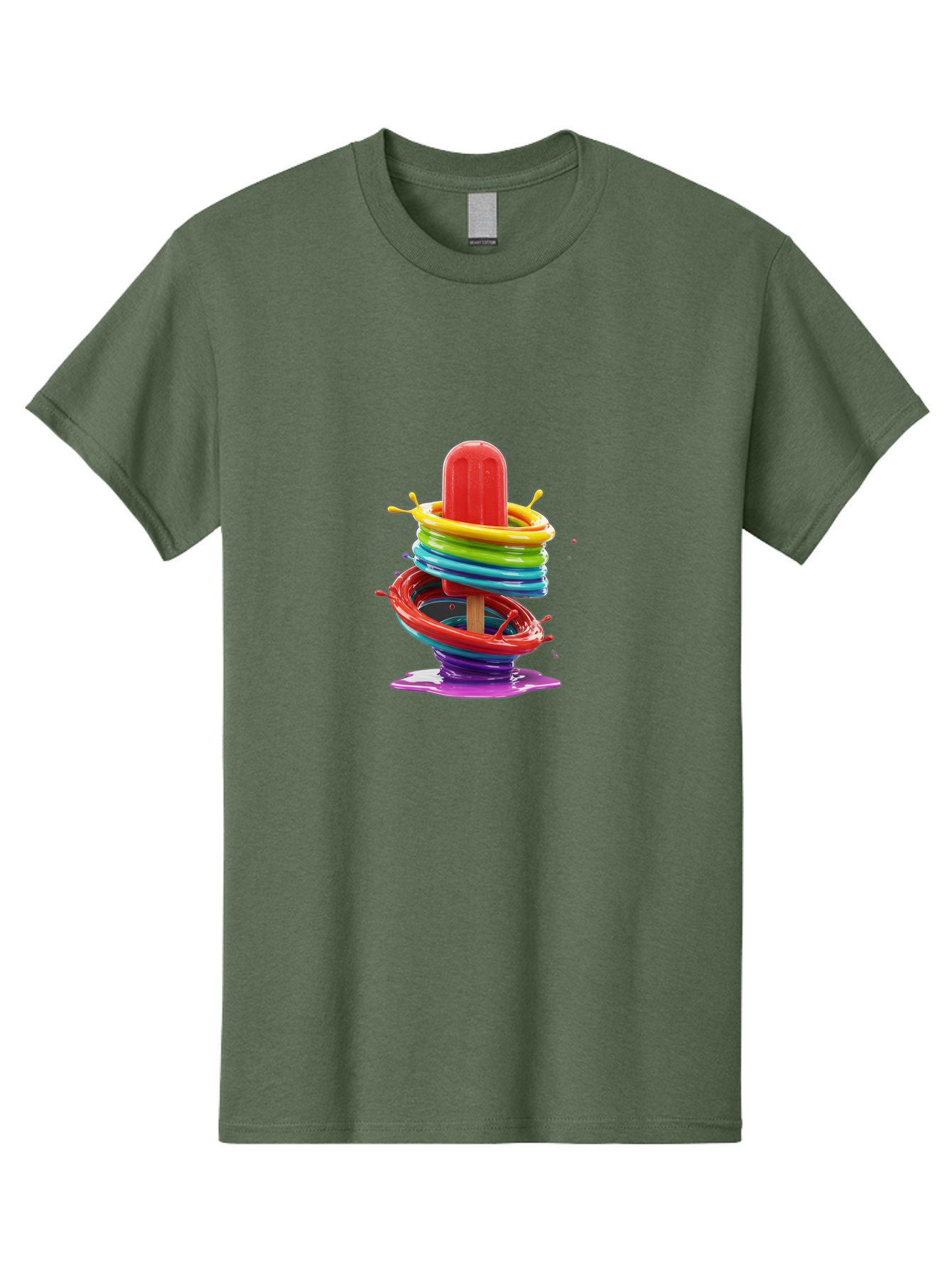 Rainbow-Popsicle Men'S Graphic Tee, 100% Cotton, Comfortable Casual Summer Wear, Machine Washable, Vintage Camera, Old Camera, Antique Camera, Black Camera, Classic Photography, Photography Equipment, Nostalgic Device, Film Camera, Camera Art Ban265