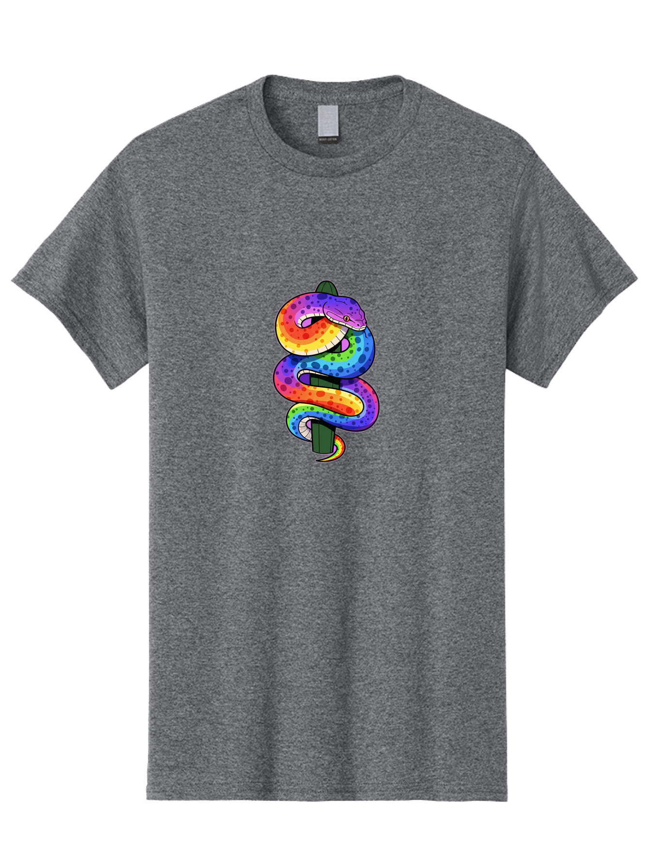 Rainbow-Snake-1 Men'S Graphic Tee, 100% Cotton, Comfortable Casual Summer Wear, Machine Washable, Vintage Camera, Old Camera, Antique Camera, Black Camera, Classic Photography, Photography Equipment, Nostalgic Device, Film Camera, Camera Art Ban266