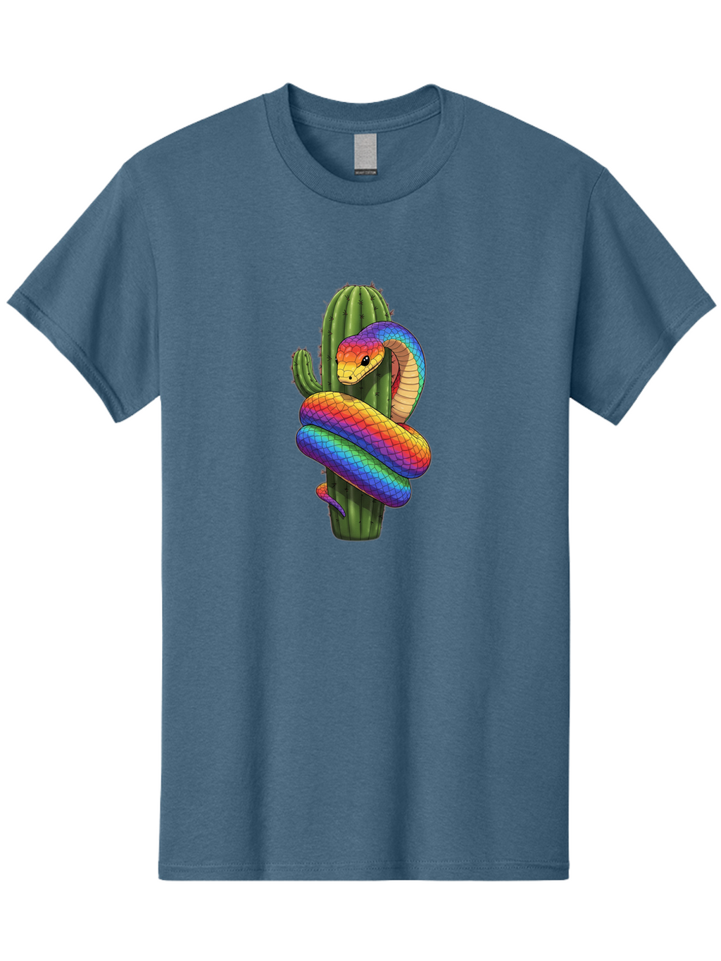Rainbow-Snake-Cactus Men'S Graphic Tee, 100% Cotton, Comfortable Casual Summer Wear, Machine Washable, Vintage Camera, Old Camera, Antique Camera, Black Camera, Classic Photography, Photography Equipment, Nostalgic Device, Film Camera, Ban267