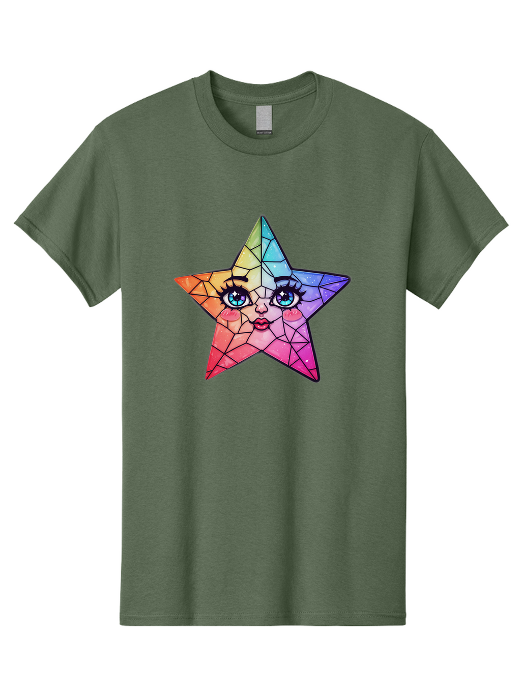 Rainbow-Star Men'S Graphic Tee, 100% Cotton, Comfortable Casual Summer Wear, Machine Washable, Vintage Camera, Old Camera, Antique Camera, Black Camera, Classic Photography, Photography Equipment, Nostalgic Device, Film Camera, Camera Art Ban269