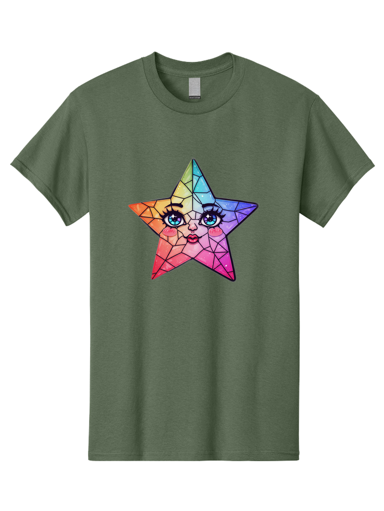 Rainbow-Star Men'S Graphic Tee, 100% Cotton, Comfortable Casual Summer Wear, Machine Washable, Vintage Camera, Old Camera, Antique Camera, Black Camera, Classic Photography, Photography Equipment, Nostalgic Device, Film Camera, Camera Art Ban269