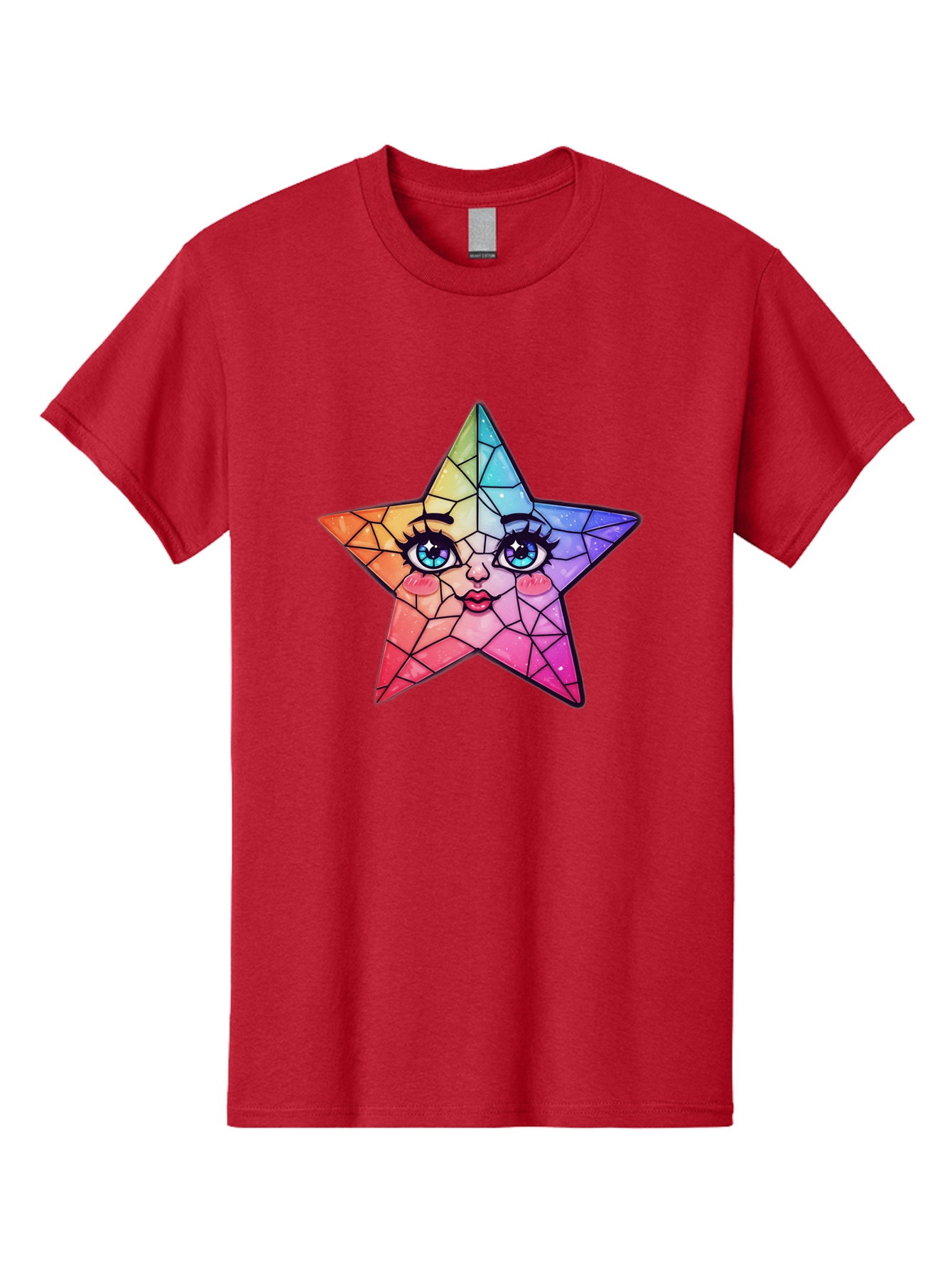 Rainbow-Star Men'S Graphic Tee, 100% Cotton, Comfortable Casual Summer Wear, Machine Washable, Vintage Camera, Old Camera, Antique Camera, Black Camera, Classic Photography, Photography Equipment, Nostalgic Device, Film Camera, Camera Art Ban269