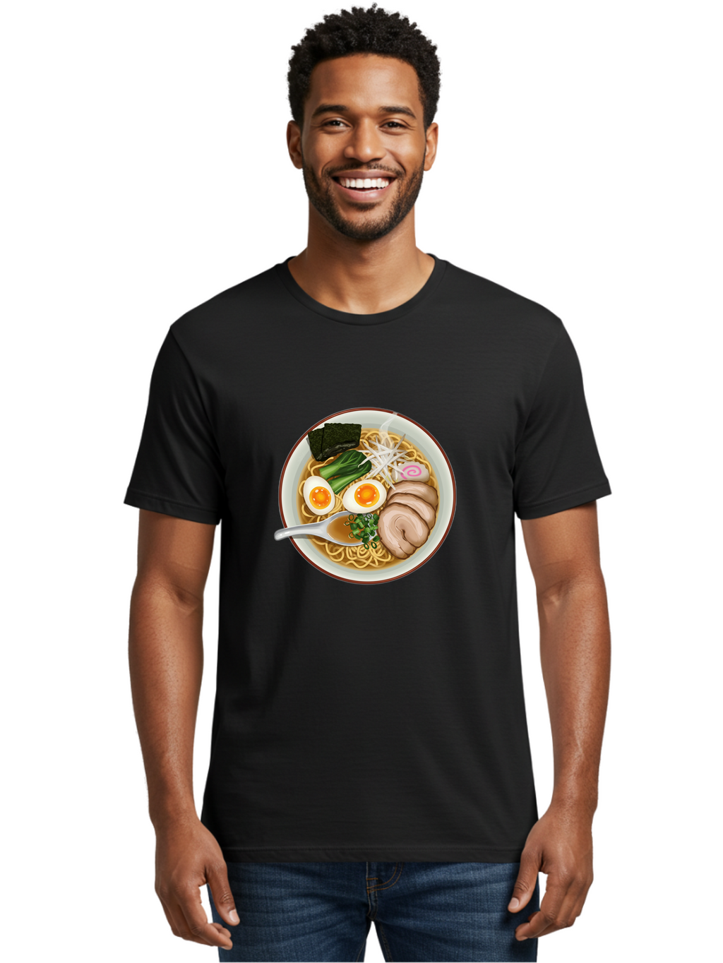 Ramen-Bowl-1 Men'S Graphic Tee, 100% Cotton, Comfortable Casual Summer Wear, Machine Washable, Vintage Camera, Old Camera, Antique Camera, Black Camera, Classic Photography, Photography Equipment, Nostalgic Device, Film Camera, Camera Art Ban272