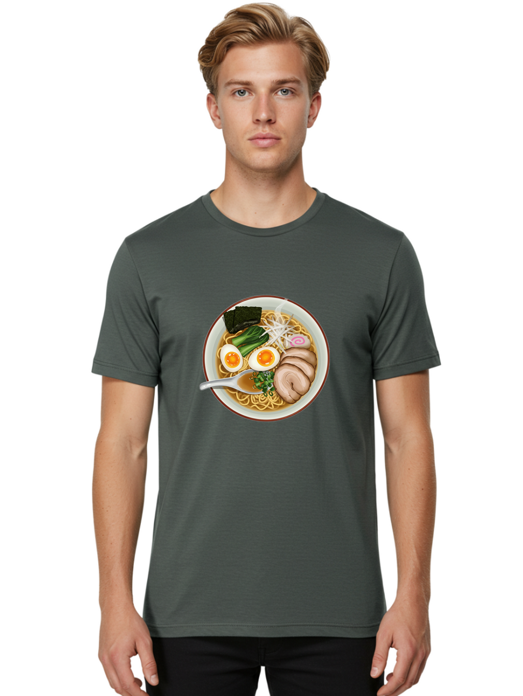 Ramen-Bowl-1 Men'S Graphic Tee, 100% Cotton, Comfortable Casual Summer Wear, Machine Washable, Vintage Camera, Old Camera, Antique Camera, Black Camera, Classic Photography, Photography Equipment, Nostalgic Device, Film Camera, Camera Art Ban272