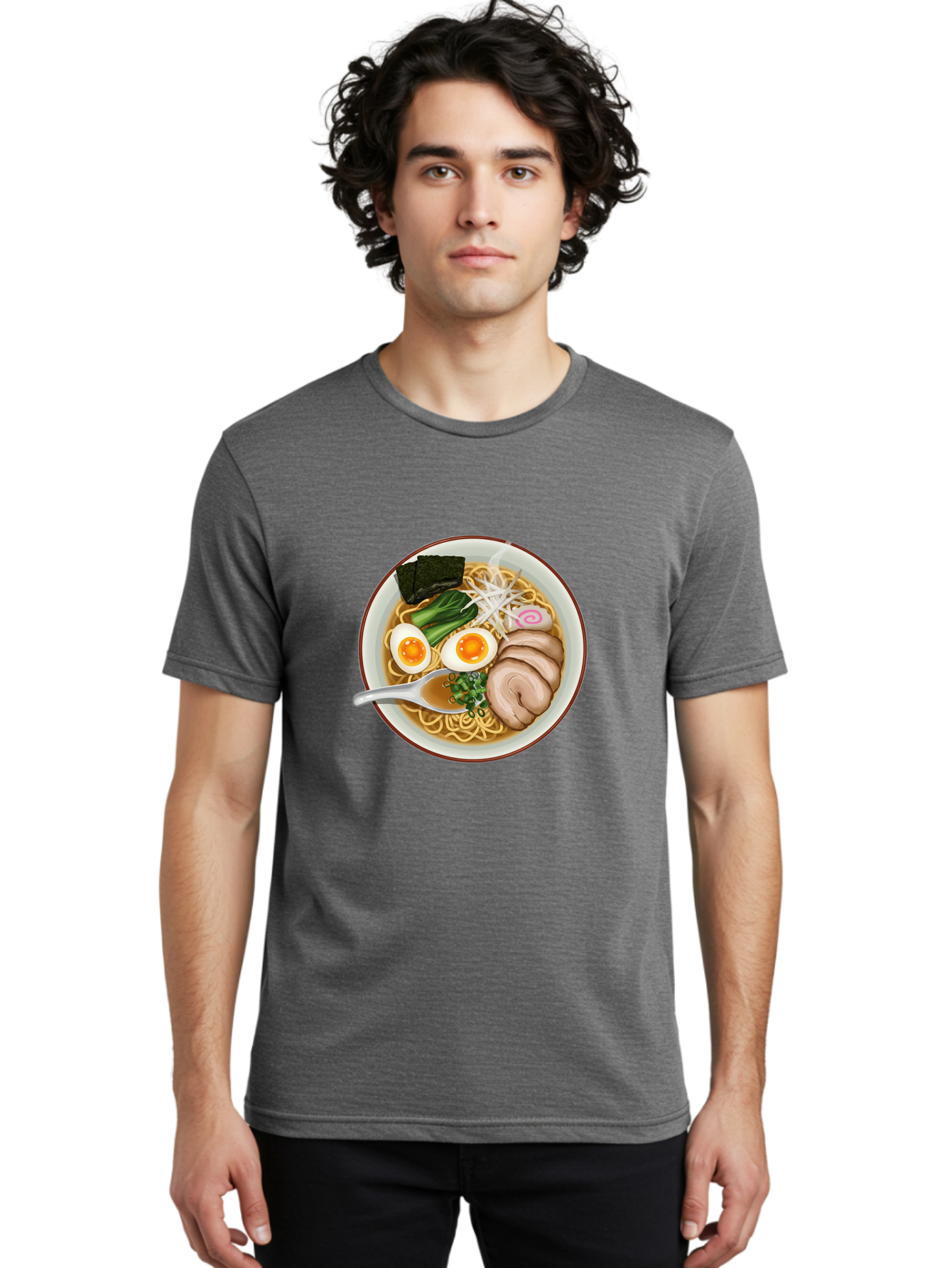 Ramen-Bowl-1 Men'S Graphic Tee, 100% Cotton, Comfortable Casual Summer Wear, Machine Washable, Vintage Camera, Old Camera, Antique Camera, Black Camera, Classic Photography, Photography Equipment, Nostalgic Device, Film Camera, Camera Art Ban272